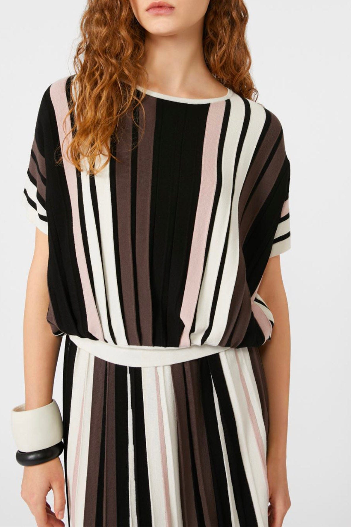 MAXMARA'S BRANDS MAGLIA-CANOTTIERA-TOP  RIGATO MULTICOLOR / XXS Maglia rigata multicolor donna Weekend Max Mara Pegola