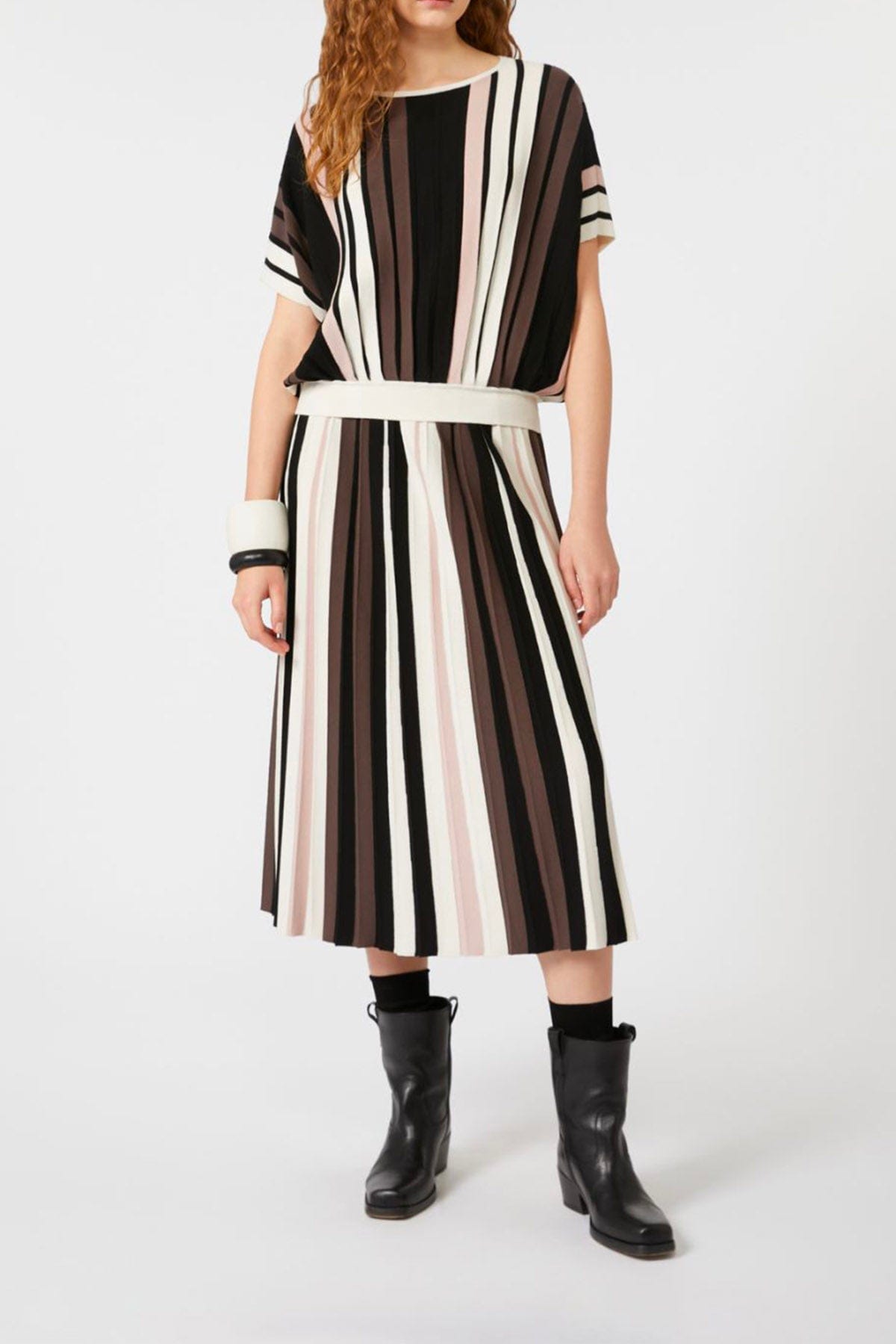 MAXMARA&#39;S BRANDS MAGLIA-CANOTTIERA-TOP  Maglia rigata multicolor donna Weekend Max Mara Pegola
