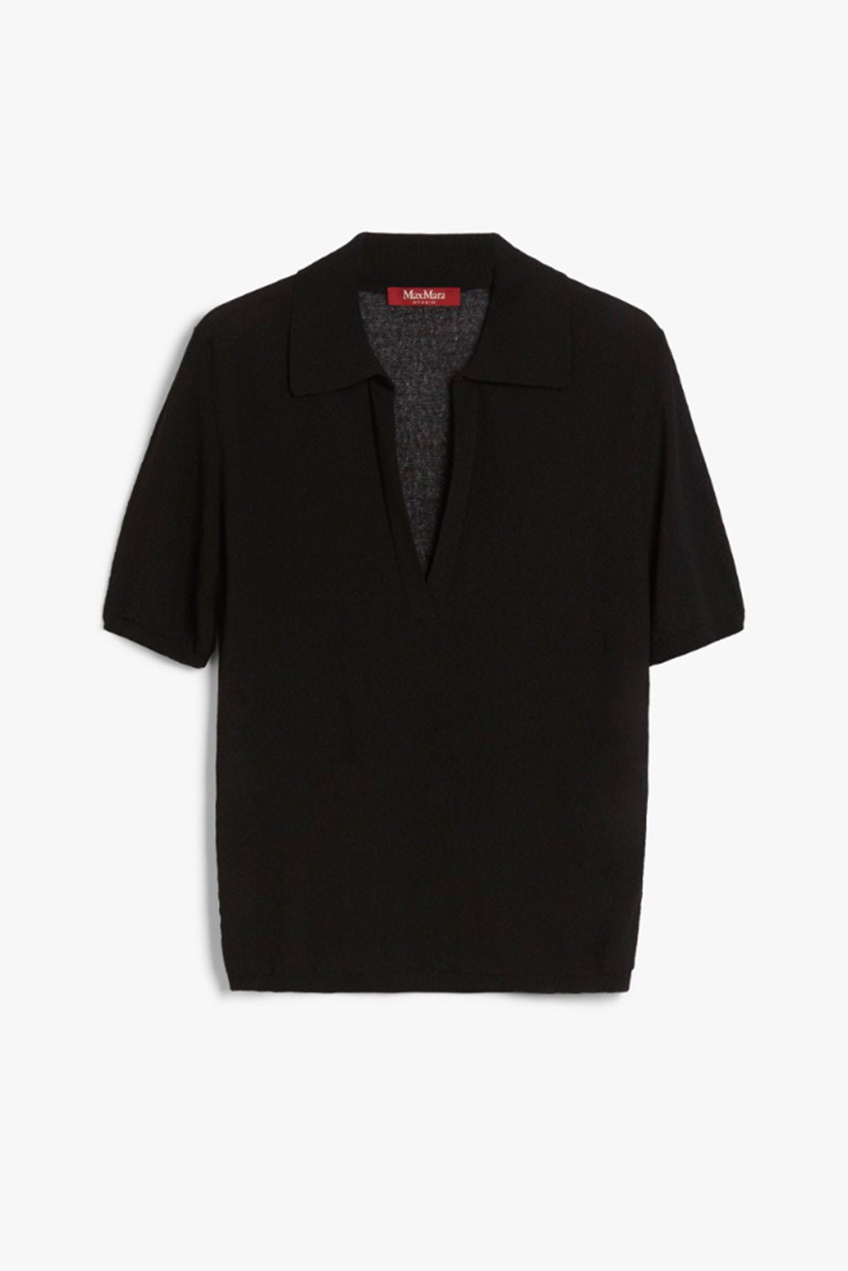 MAXMARA'S BRANDS MAGLIA-CANOTTIERA-TOP  NERO / XXS Maglia nera donna Max Mara Studio Casarsa