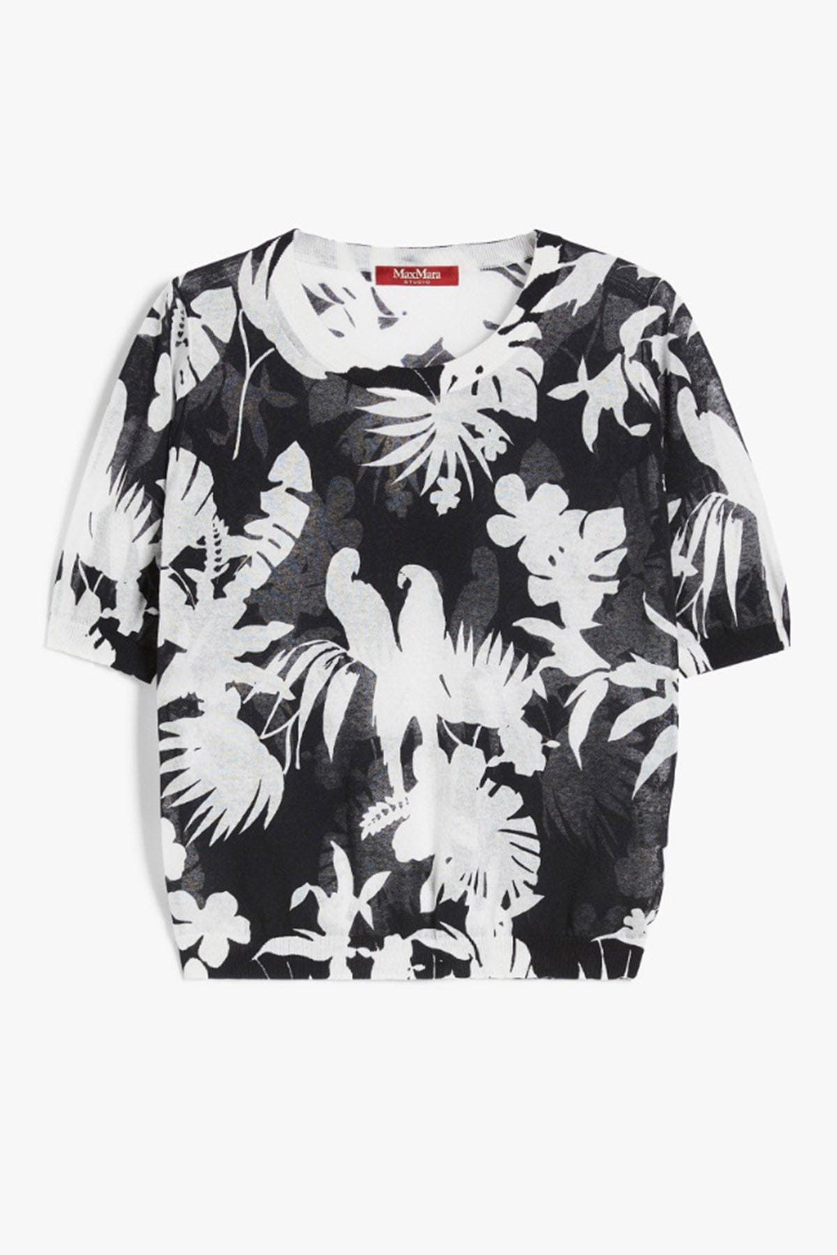MAXMARA'S BRANDS MAGLIA-CANOTTIERA-TOP  STAMPA / XXS Maglia stampata donna Max Mara Studio Comodo