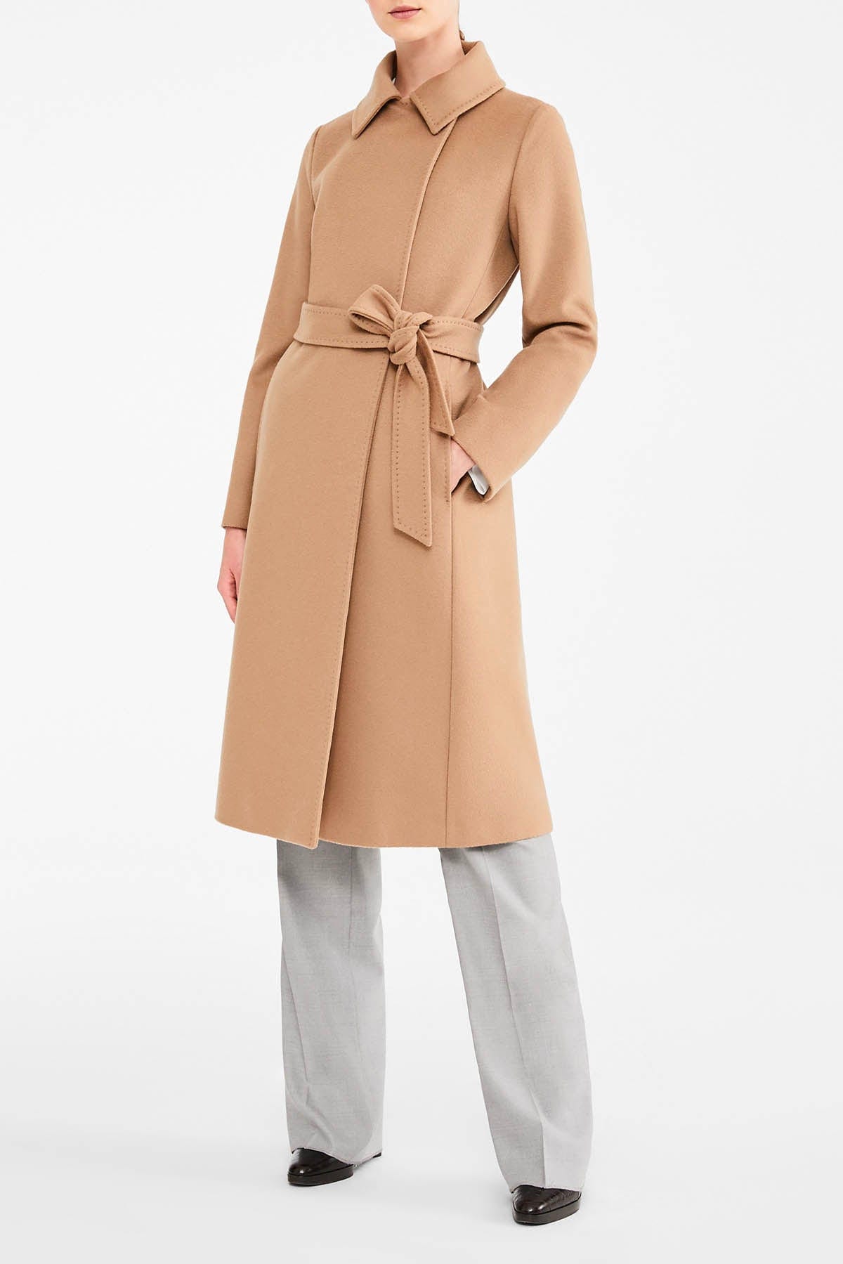 MAXMARA&#39;S BRANDS MANTELLO-MANTELLA  Cappotto in Lana Donna Max Mara Studio Bcollage