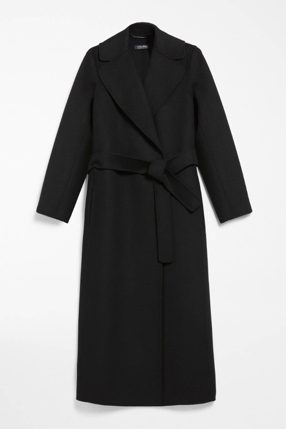MAXMARA&#39;S BRANDS MANTELLO-MANTELLA  NERO / 34 Cappotto Lana Donna &#39;S Max Mara Poldo