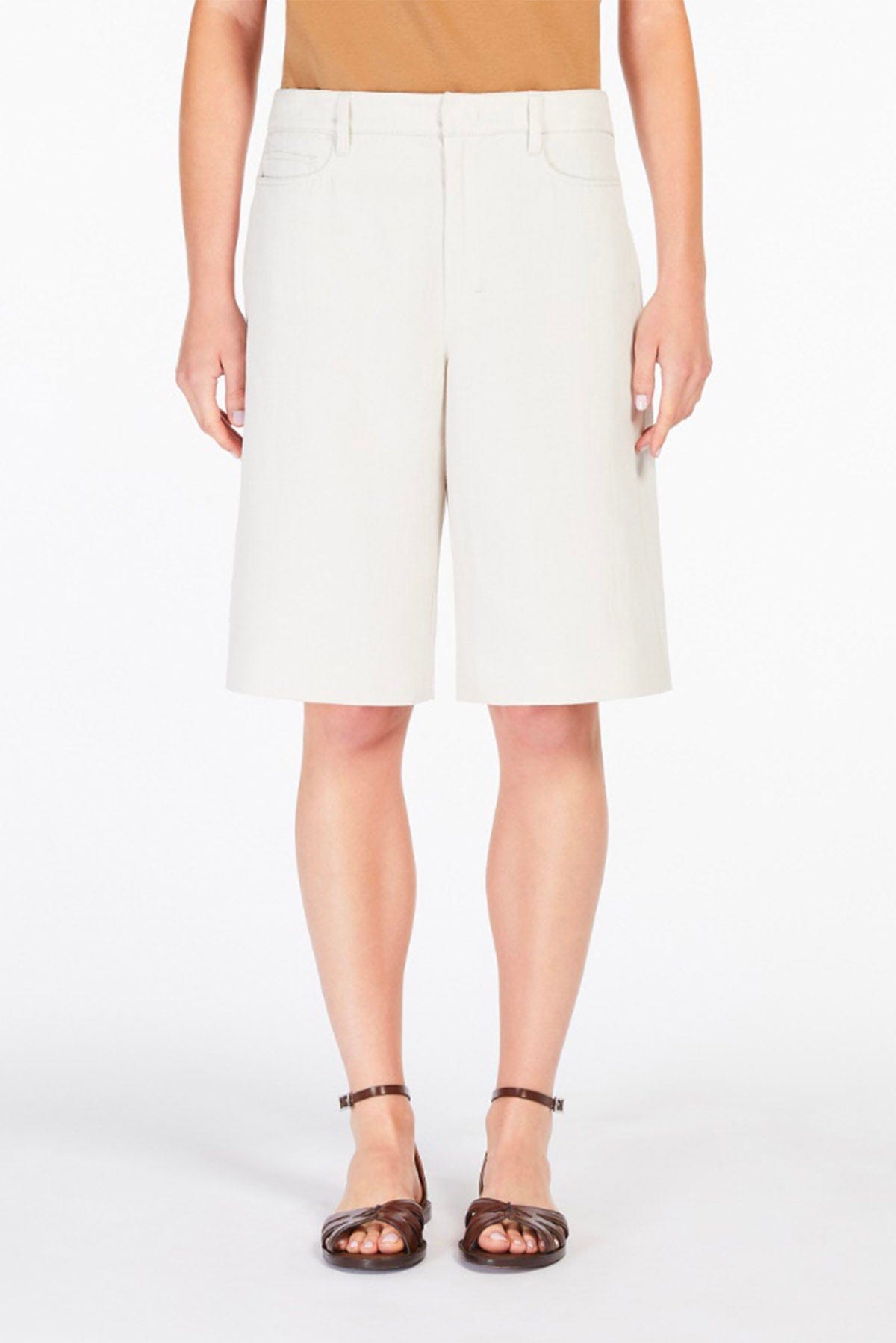 MAXMARA'S BRANDS PANTALONE CORTO  ECRU / 34 Pantaloni corti donna / shorts 'S Max Mara Eric