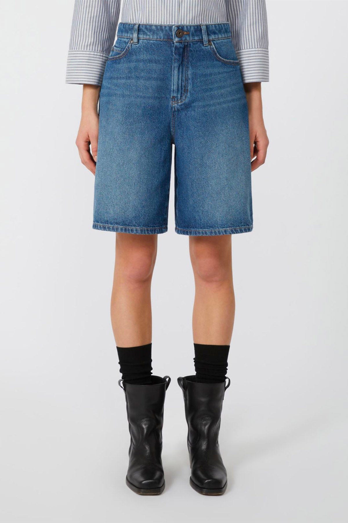 MAXMARA&#39;S BRANDS PANTALONE CORTO  Jeans corto donna Weekend Max Mara Donnola