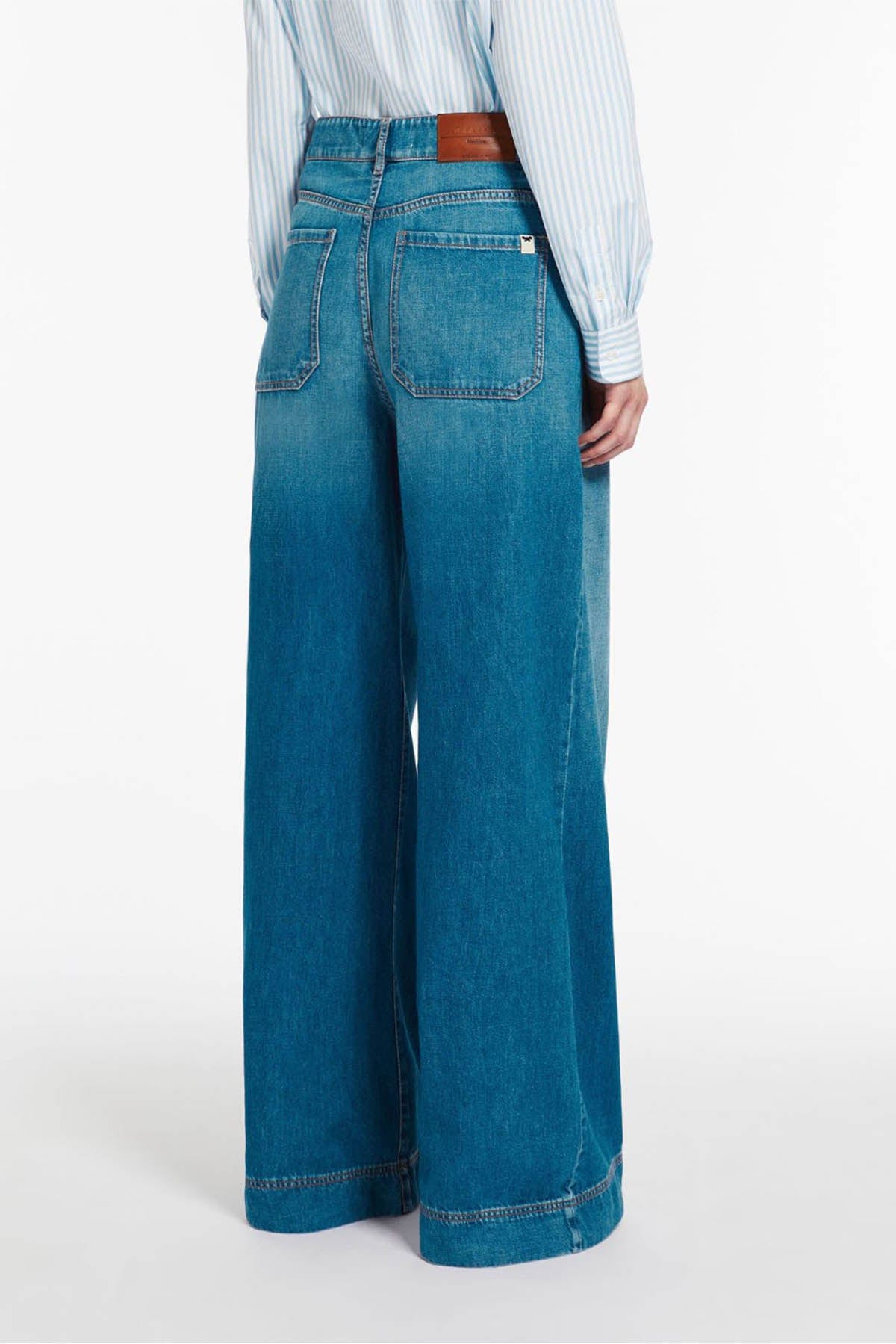 MAXMARA'S BRANDS PANTALONE IN DENIM  BLUE JEANS / 34 Jeans Over Donna Max Mara Weekend Vega