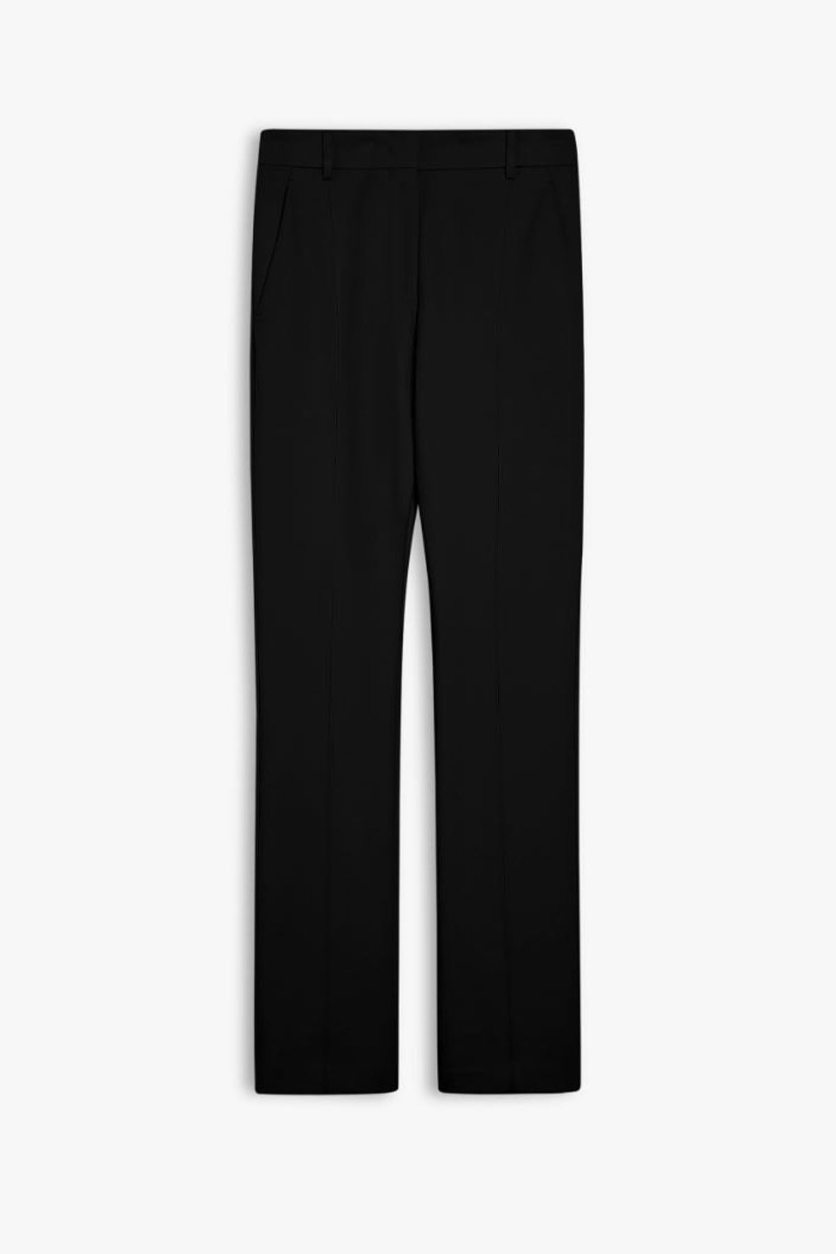MAXMARA'S BRANDS PANTALONE IN JERSEY  NERO / XXS Pantaloni in Jersey Donna Sportmax Piroghe