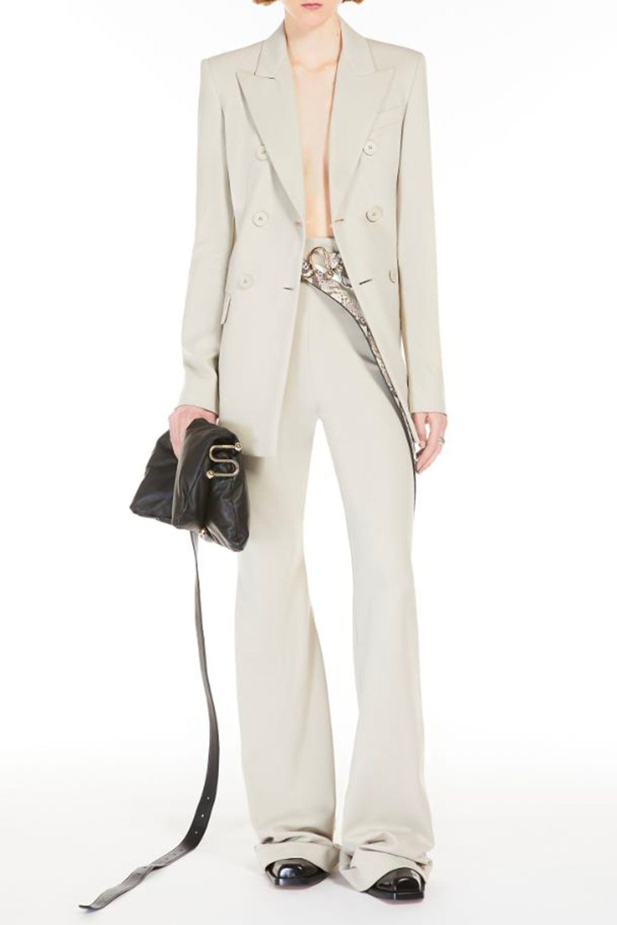 MAXMARA&#39;S BRANDS PANTALONE IN JERSEY  Pantaloni Tortora Donna Sportmax Olea
