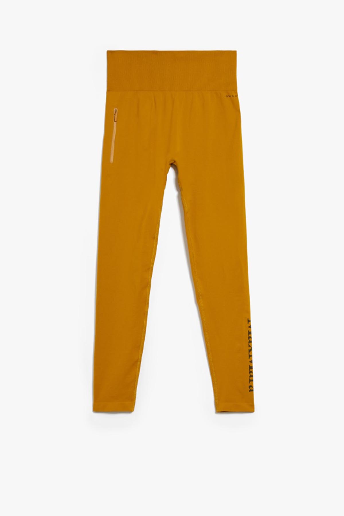 MAXMARA&#39;S BRANDS PANTALONE IN MAGLIA  GIALLO OCRA / XS Leggins Giallo Ocra Leisure Max Mara Villa