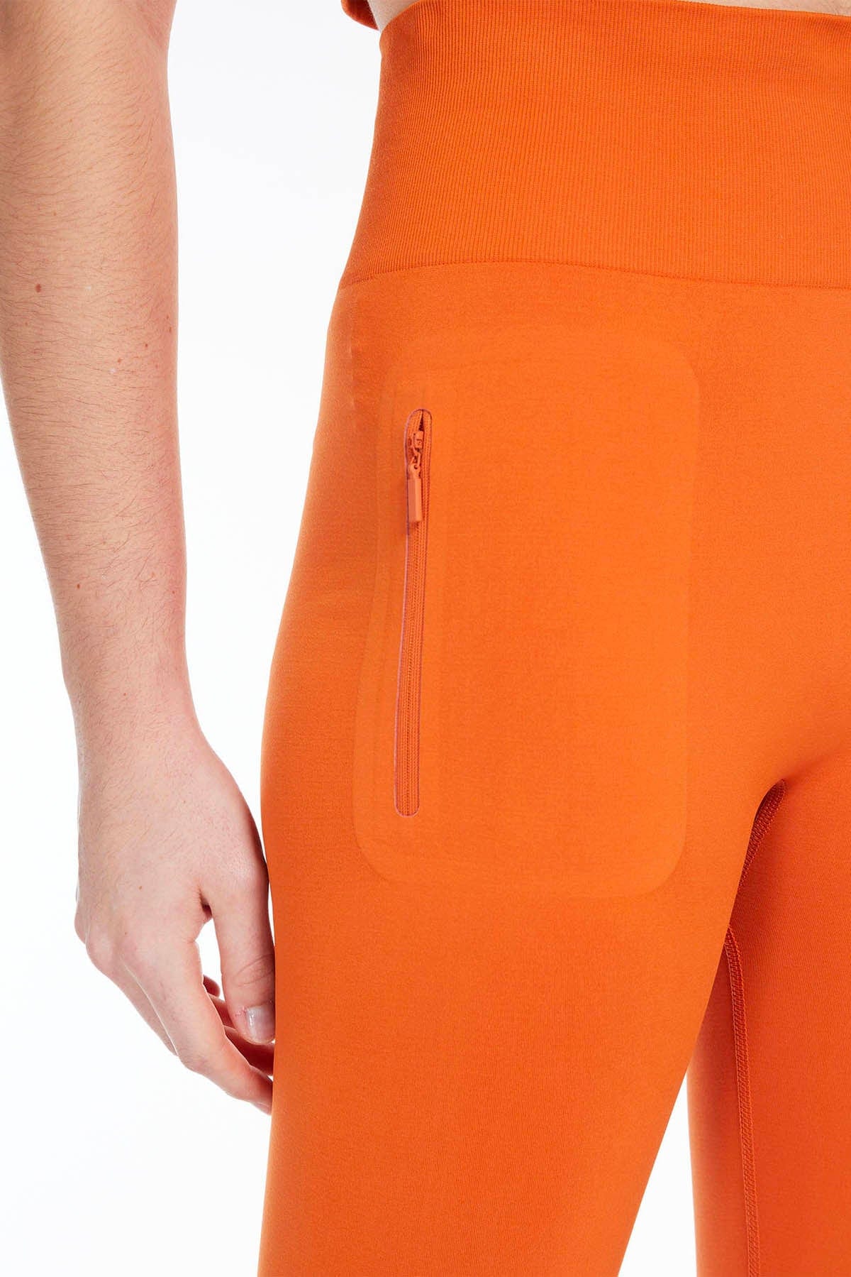 MAXMARA&#39;S BRANDS PANTALONE IN MAGLIA  Leggings Donna Max Mara Leisure Fuoco