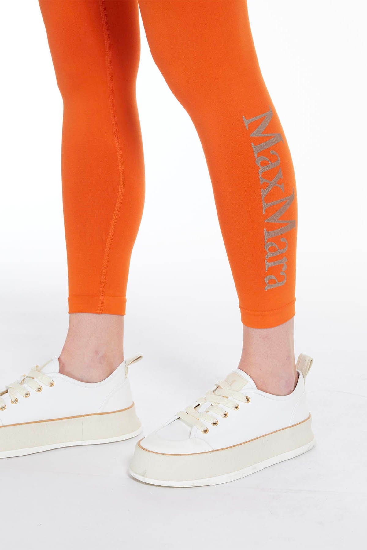 MAXMARA&#39;S BRANDS PANTALONE IN MAGLIA  Leggings Donna Max Mara Leisure Fuoco