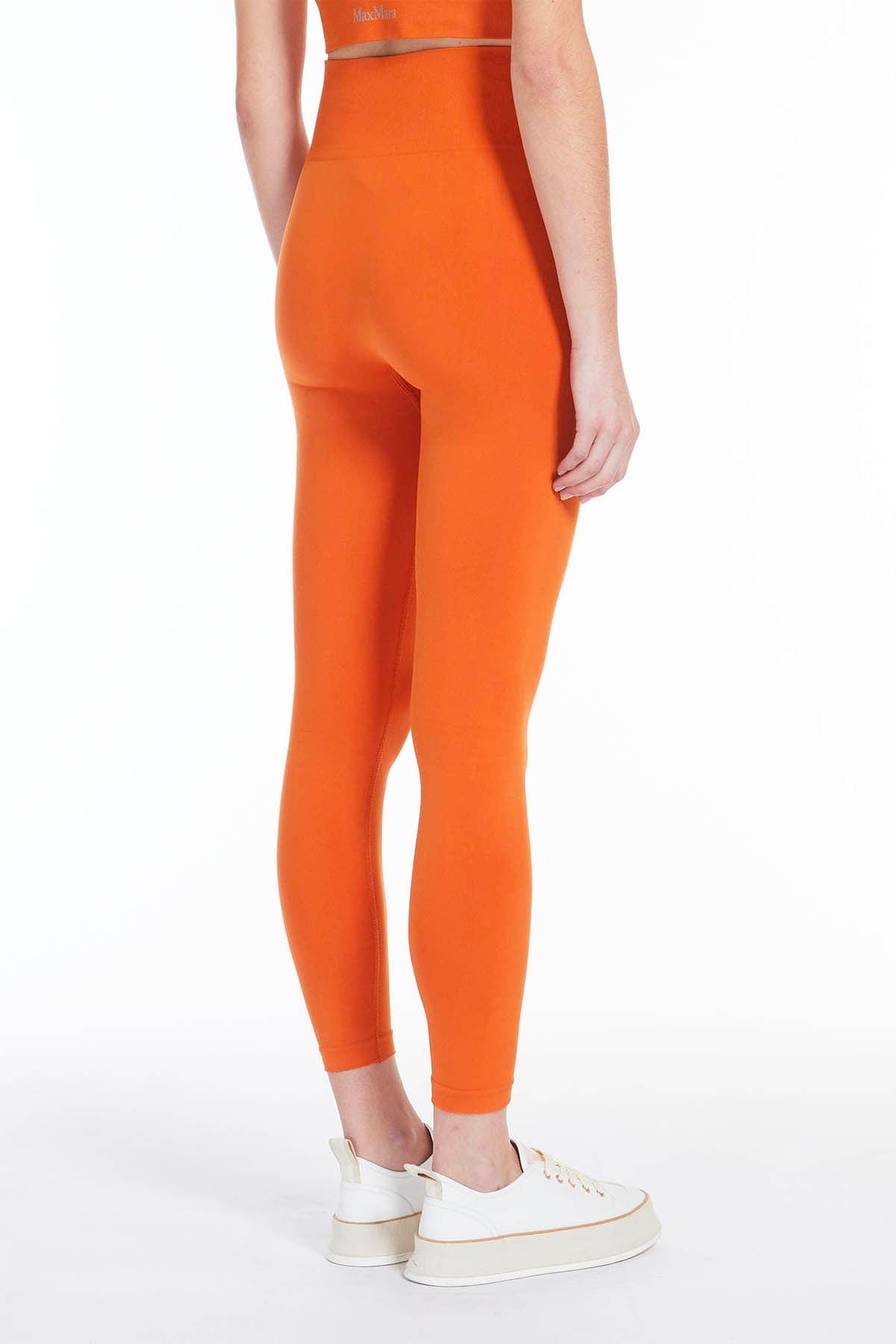 MAXMARA&#39;S BRANDS PANTALONE IN MAGLIA  Leggings Donna Max Mara Leisure Fuoco
