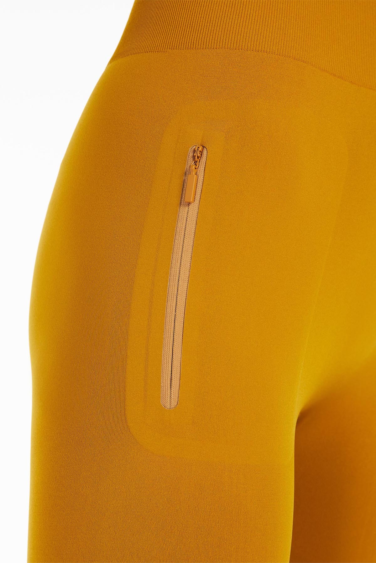 MAXMARA&#39;S BRANDS PANTALONE IN MAGLIA  Leggins Giallo Ocra Leisure Max Mara Villa