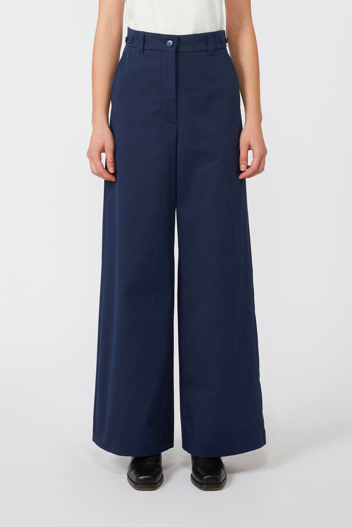 MAXMARA'S BRANDS PANTALONE LUNGO  BLU / 34 Pantaloni in cotone donna Weekend Max Mara Alfeo