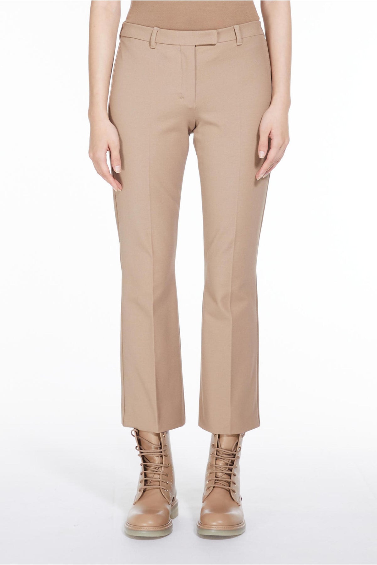 MAXMARA&#39;S BRANDS PANTALONE LUNGO  CAMMELLO / 34 Pantaloni Donna &#39;S Max Mara Umanita