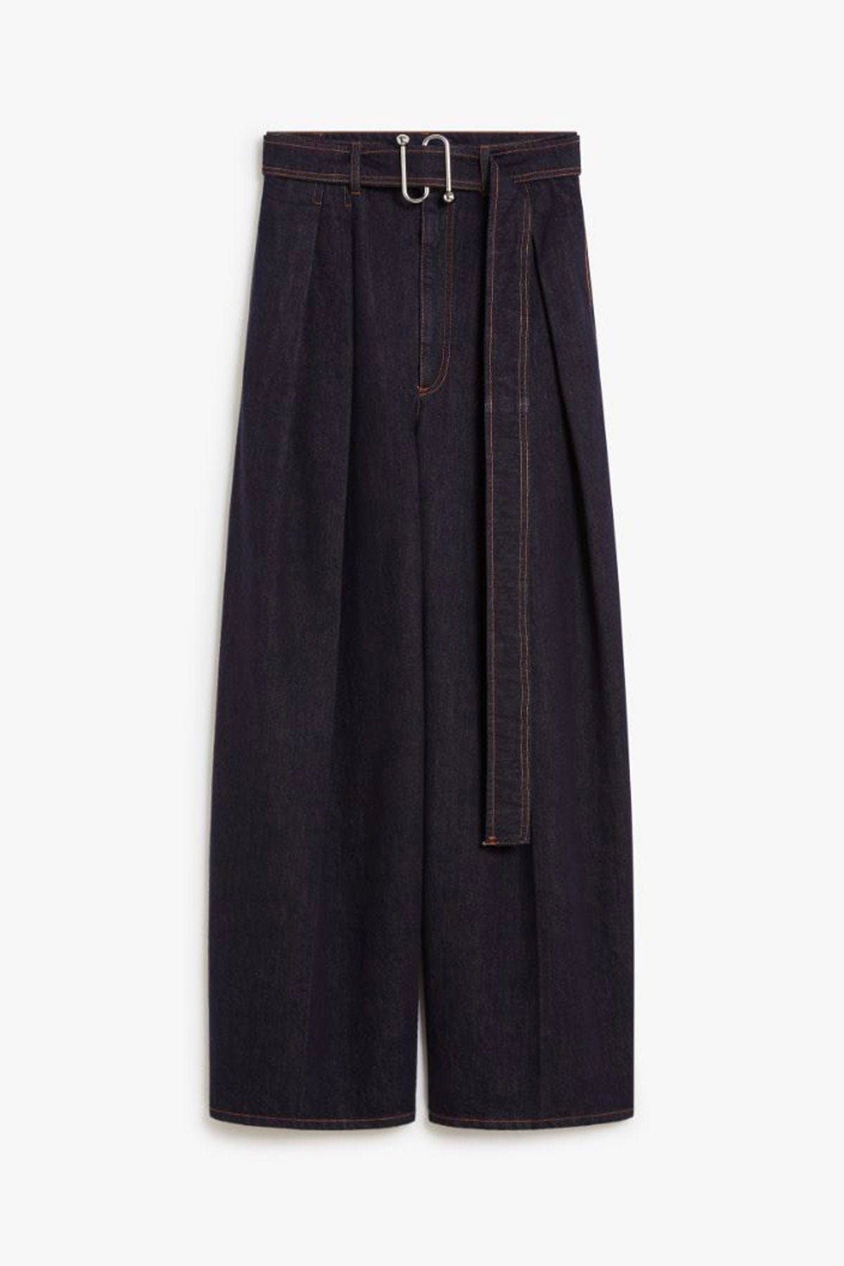 MAXMARA'S BRANDS PANTALONE LUNGO  DENIM SCURO / 34 Jeans donna over Sportmax Blanc