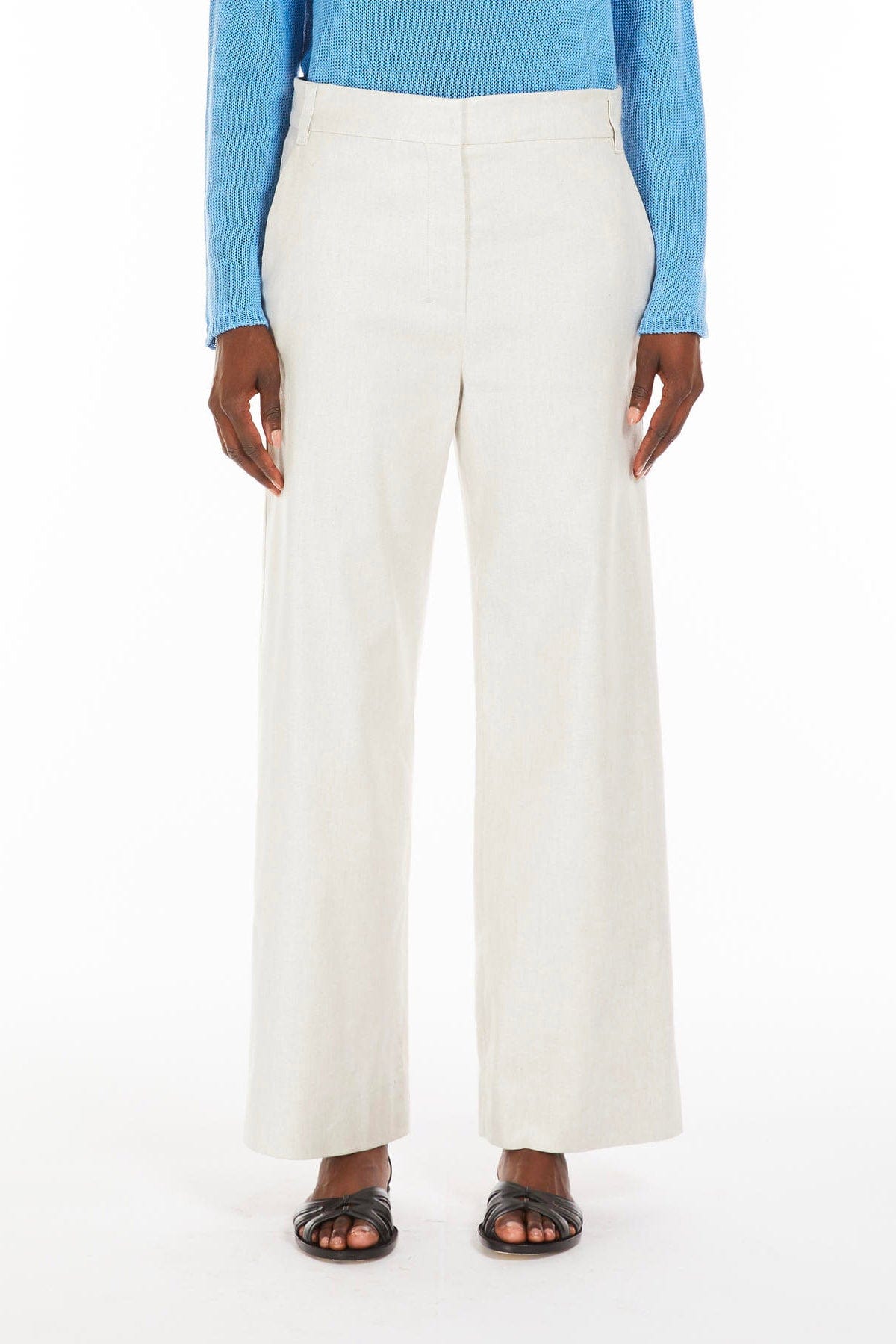 MAXMARA'S BRANDS PANTALONE LUNGO  ECRU / 34 Pantaloni donna ecru 'S Max Mara Toby