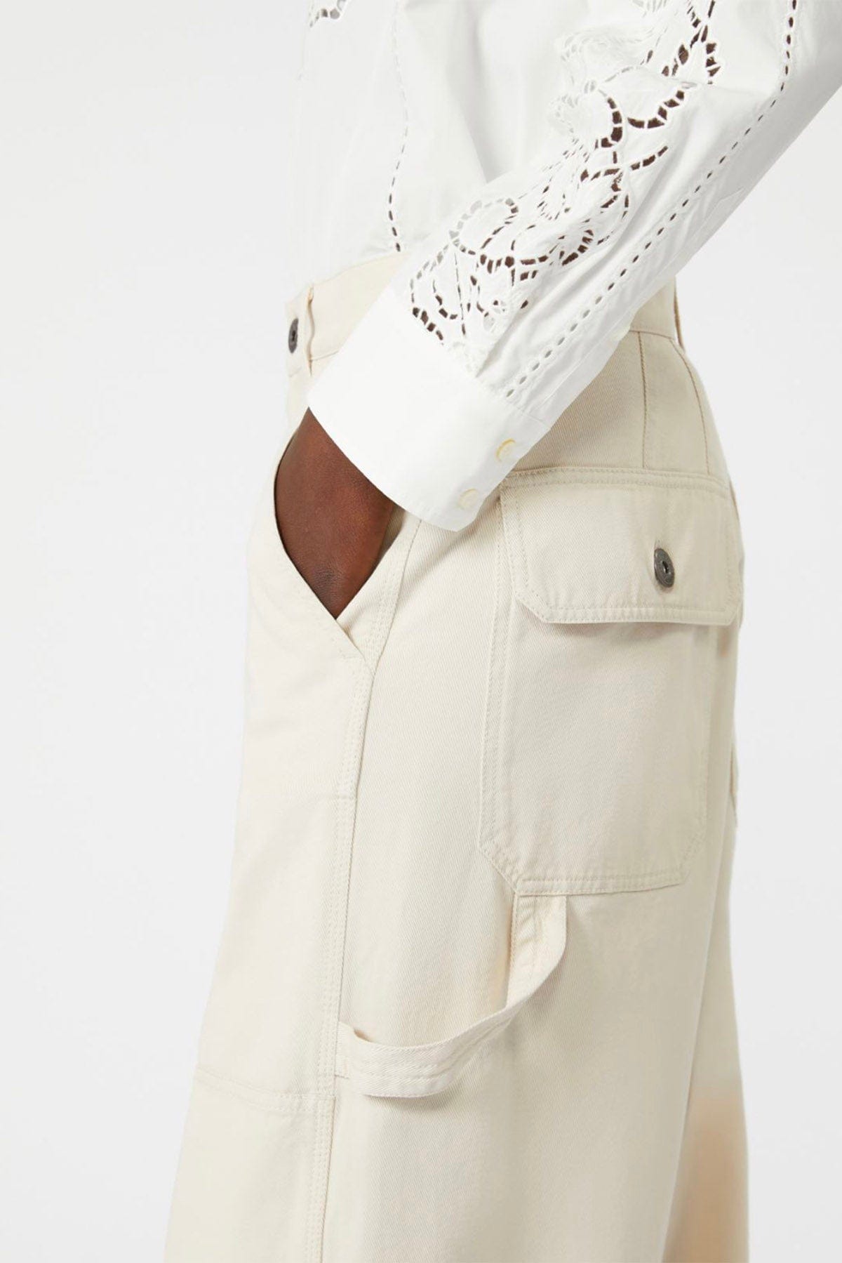 MAXMARA&#39;S BRANDS PANTALONE LUNGO  Pantalone in cotone donna Weekend Max Mara Caronte