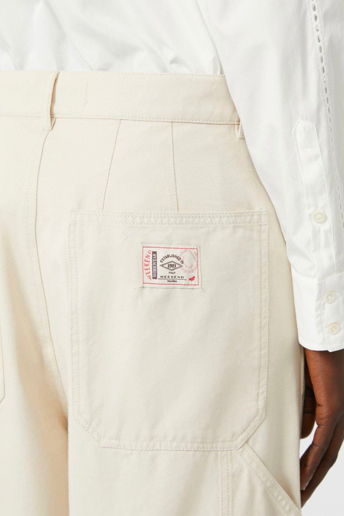 MAXMARA&#39;S BRANDS PANTALONE LUNGO  Pantalone in cotone donna Weekend Max Mara Caronte