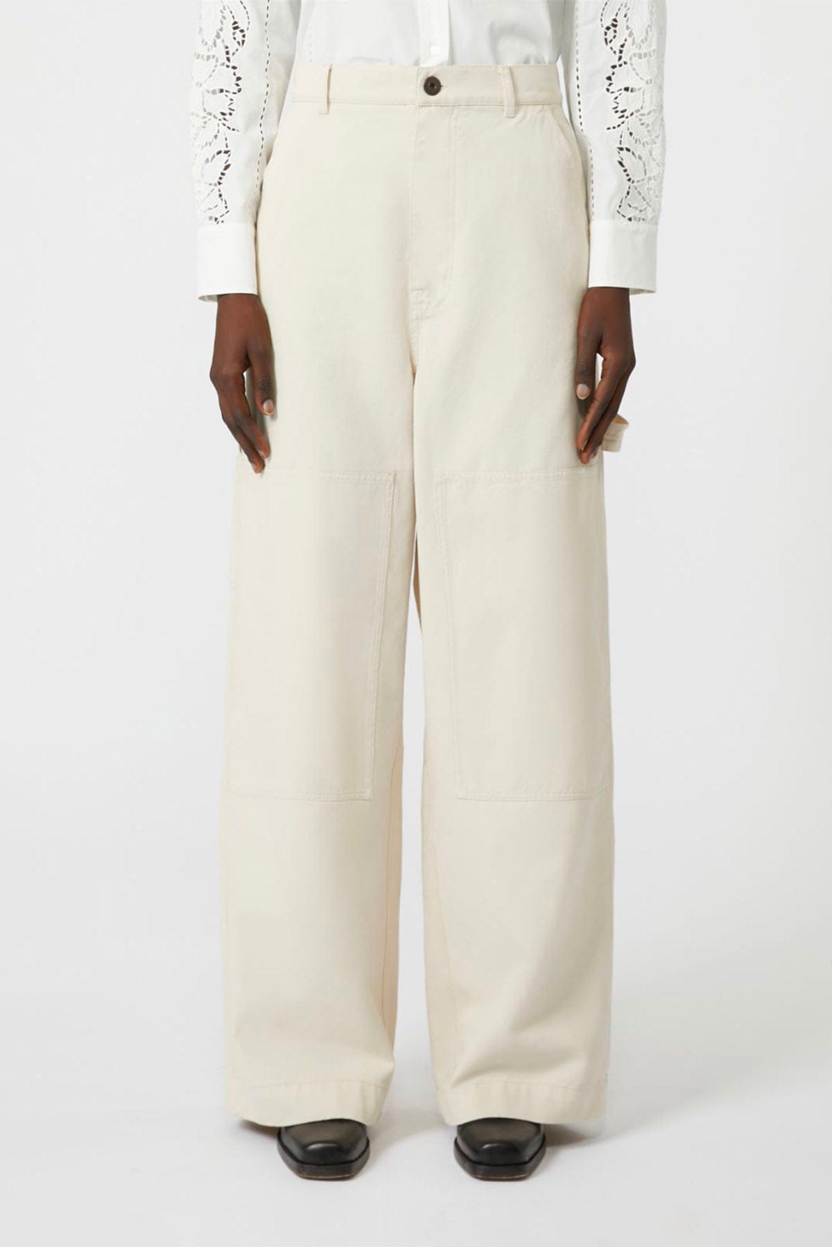 MAXMARA&#39;S BRANDS PANTALONE LUNGO  Pantalone in cotone donna Weekend Max Mara Caronte