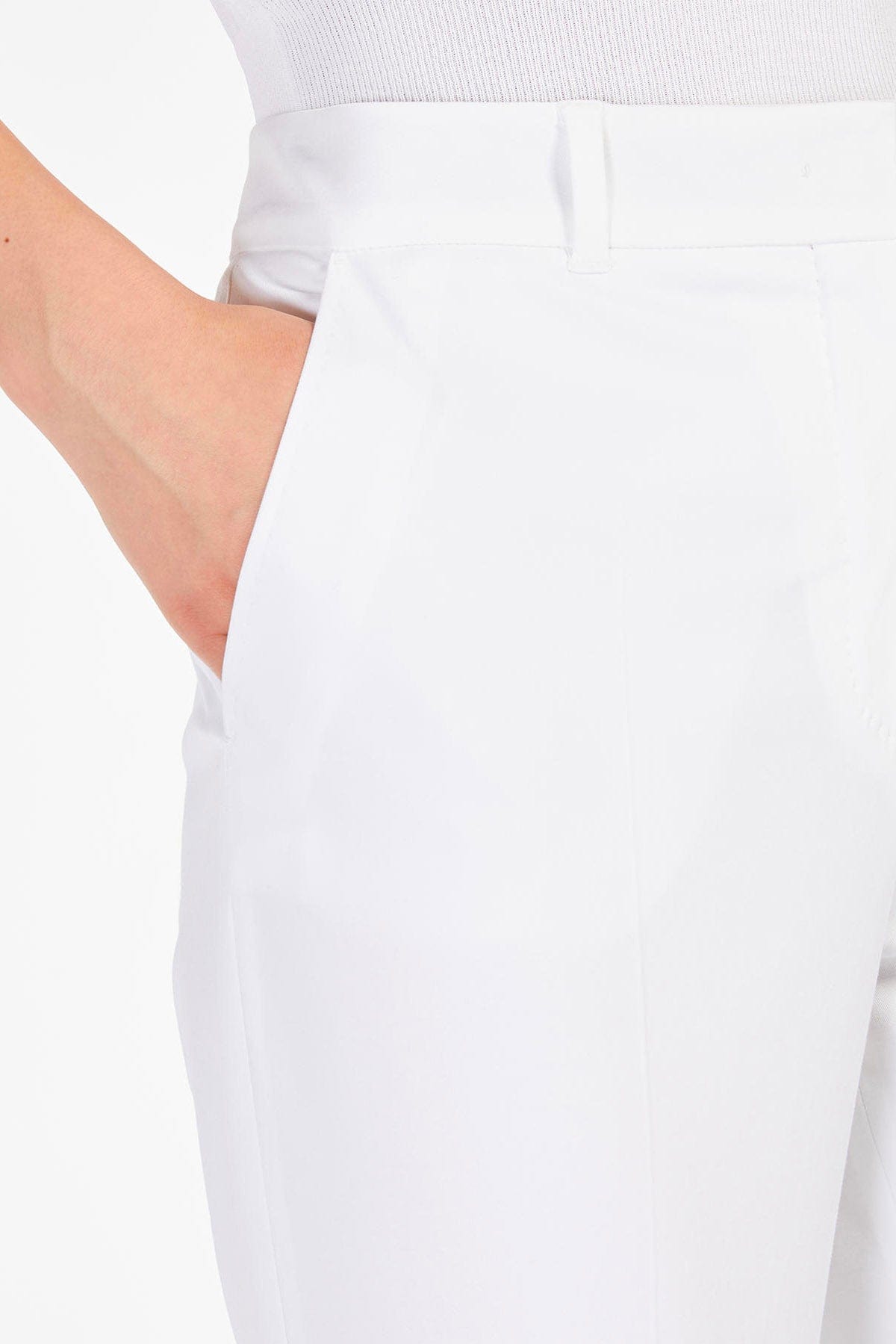 MAXMARA&#39;S BRANDS PANTALONE LUNGO  Pantaloni bianchi donna Max Mara Studio David
