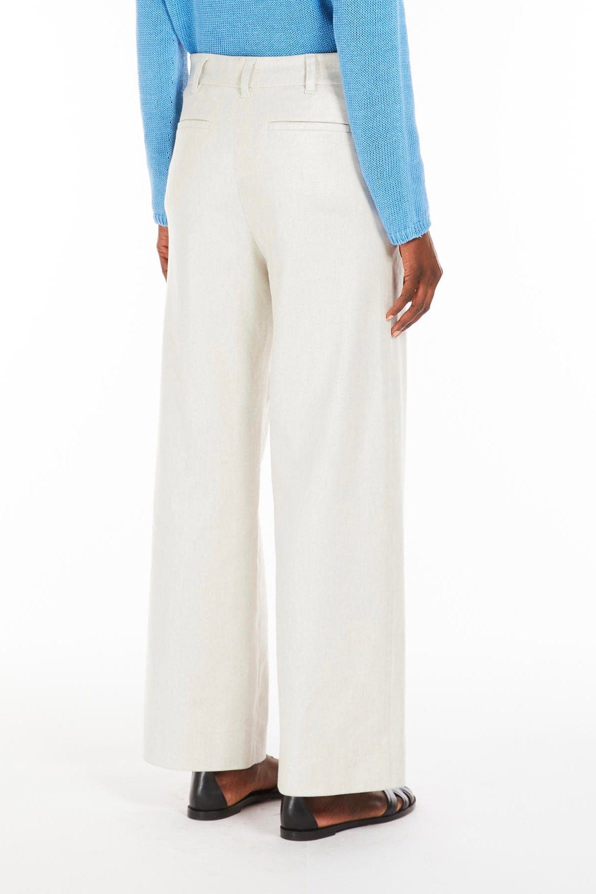 MAXMARA'S BRANDS PANTALONE LUNGO  ECRU / 34 Pantaloni donna ecru 'S Max Mara Toby