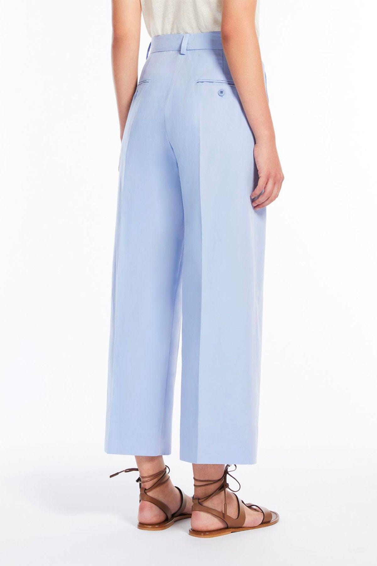 MAXMARA&#39;S BRANDS PANTALONE LUNGO  Pantaloni in cotone e lino donna Weekend Max Mara Zircone