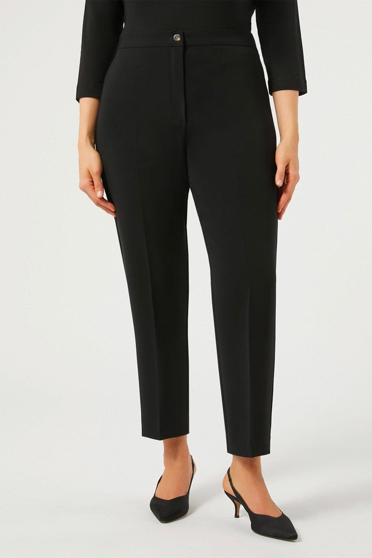 MAXMARA&#39;S BRANDS PANTALONE LUNGO  Pantaloni neri donna Marina Rinaldi Ravel