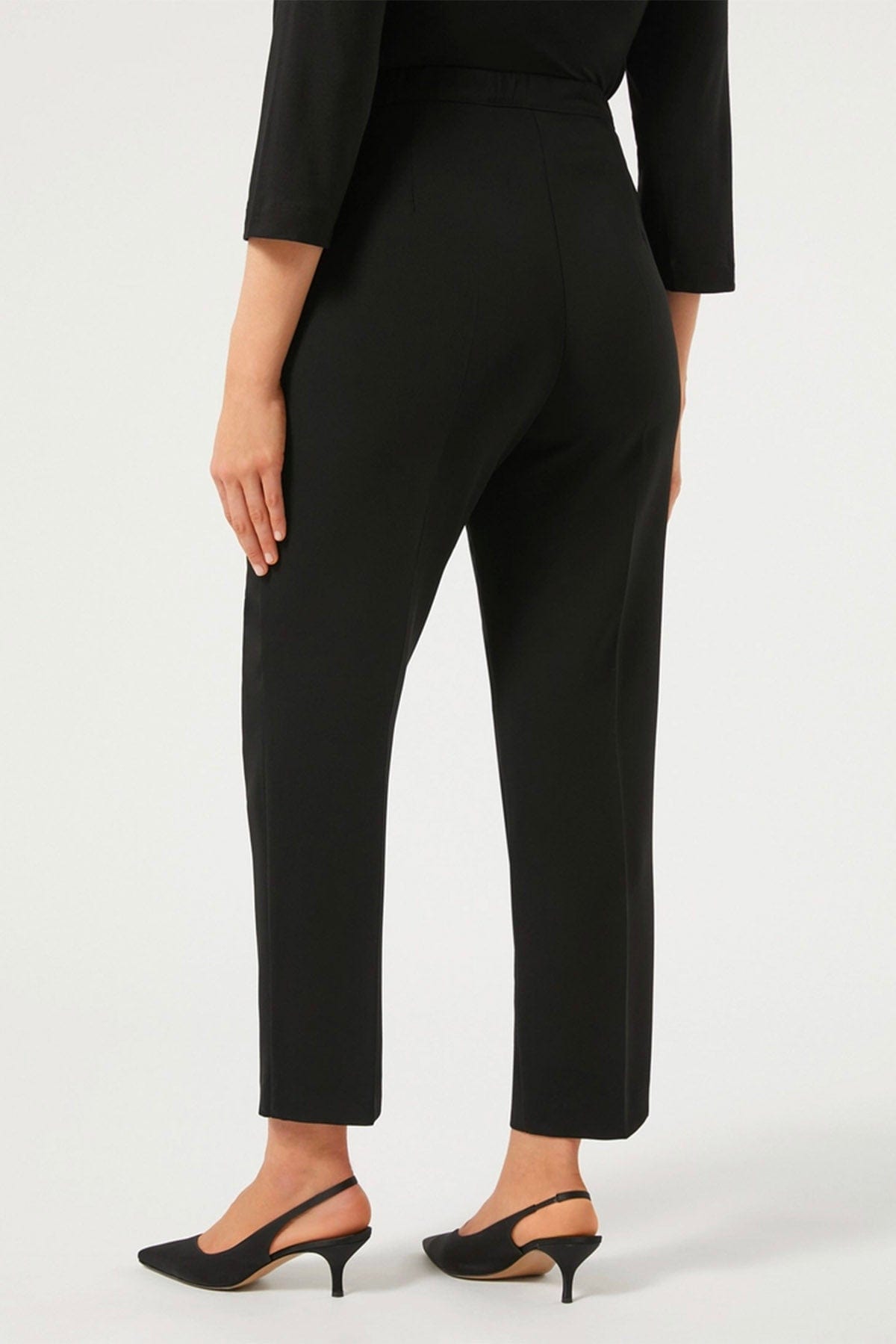 MAXMARA&#39;S BRANDS PANTALONE LUNGO  Pantaloni neri donna Marina Rinaldi Ravel