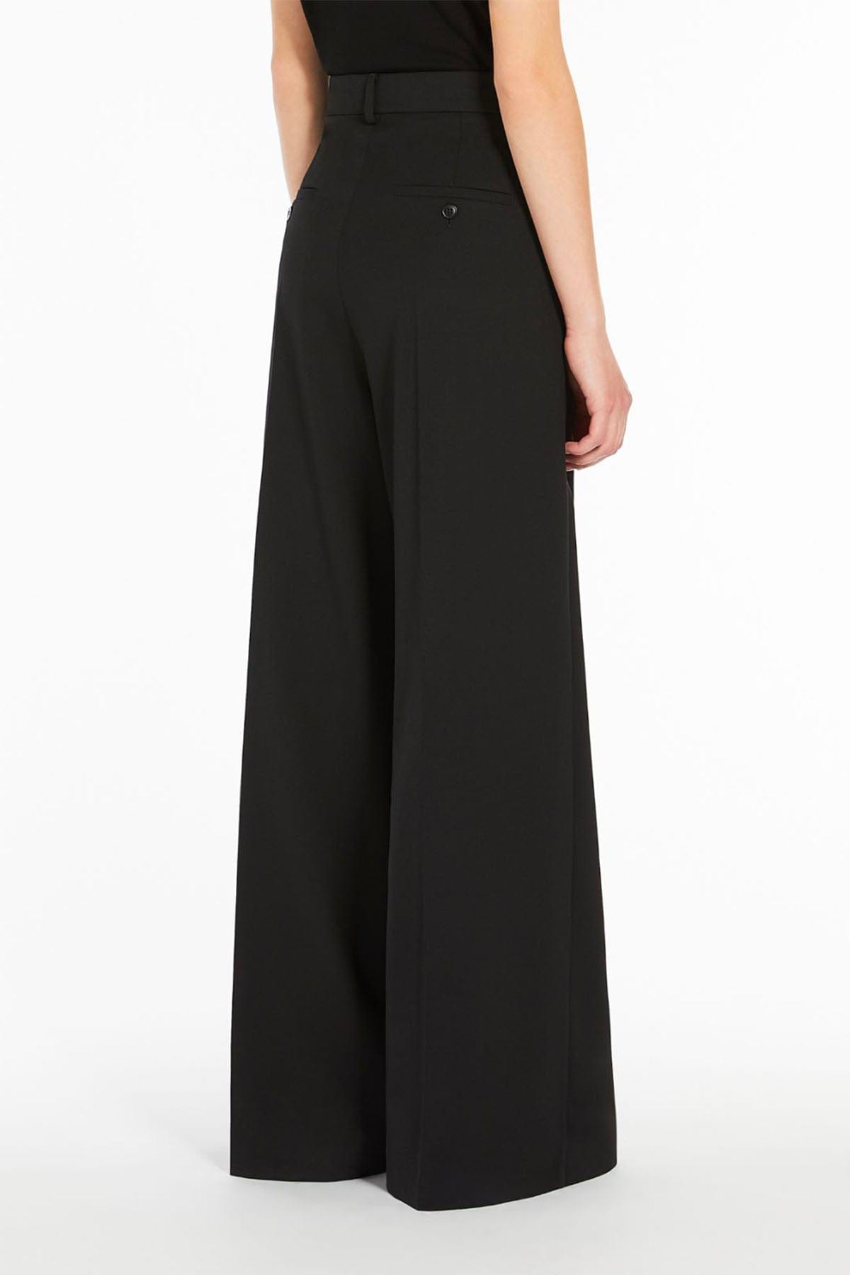 MAXMARA&#39;S BRANDS PANTALONE LUNGO  Pantaloni Neri Donna Max Mara Weekend Baiocco