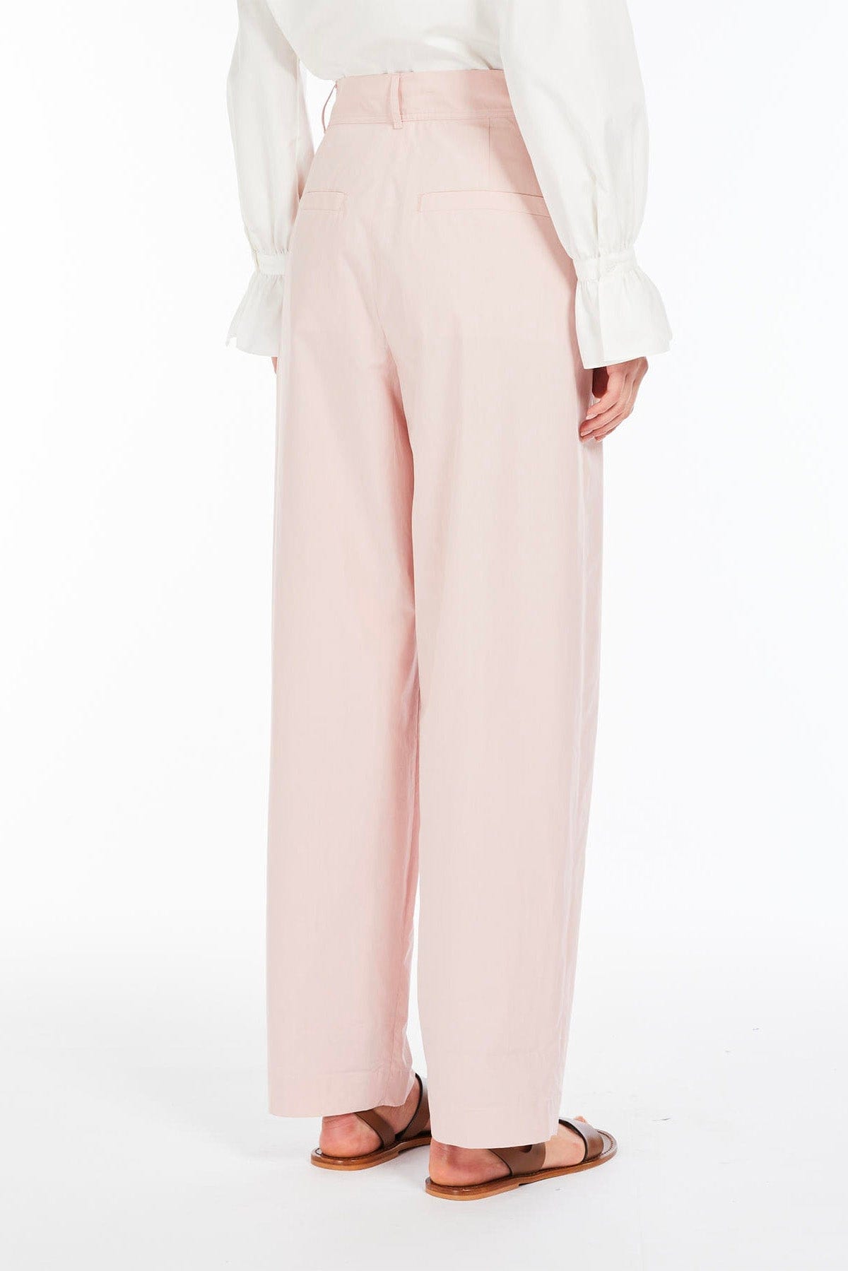 MAXMARA&#39;S BRANDS PANTALONE LUNGO  Pantaloni over donna in cotone Max Mara Weekend Artur1234