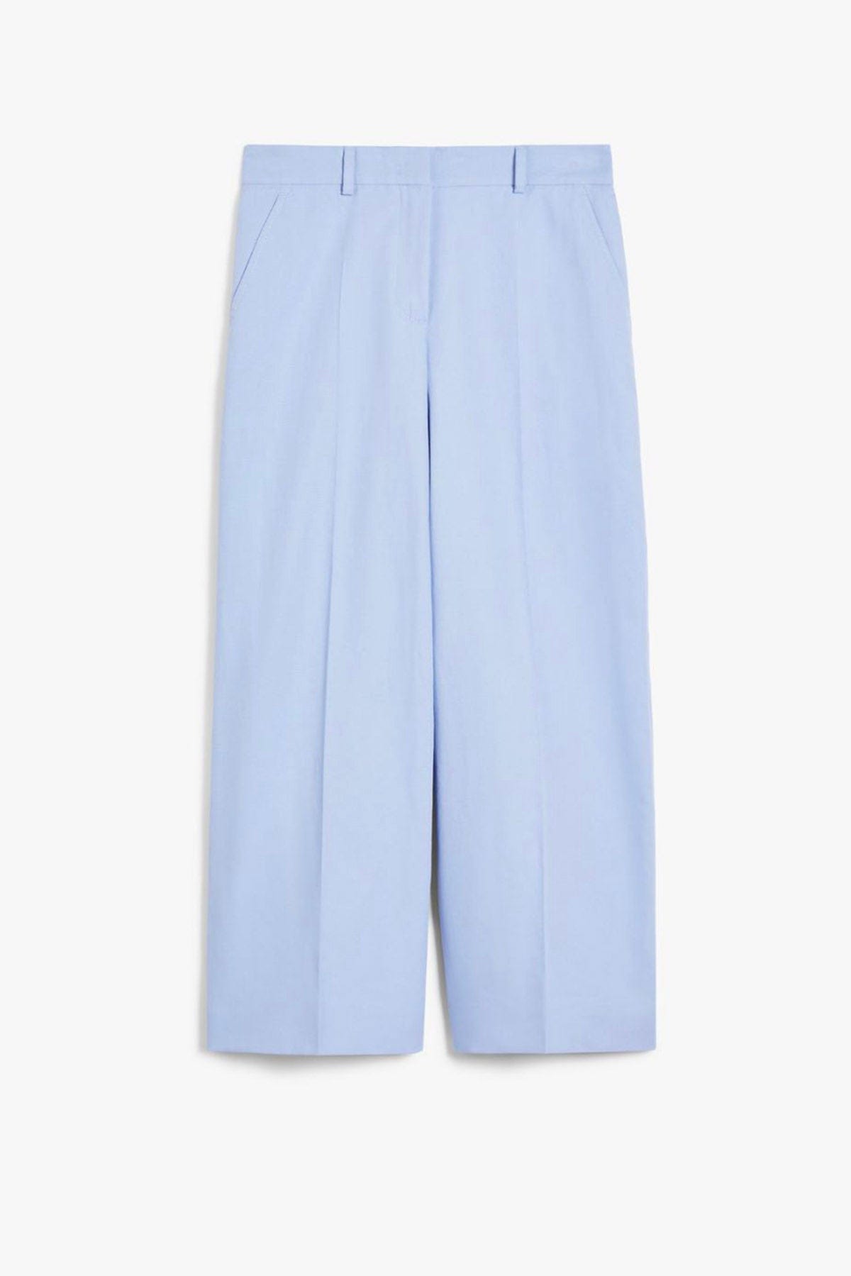 MAXMARA&#39;S BRANDS PANTALONE LUNGO  PERVINCA / 34 Pantaloni in cotone e lino donna Weekend Max Mara Zircone