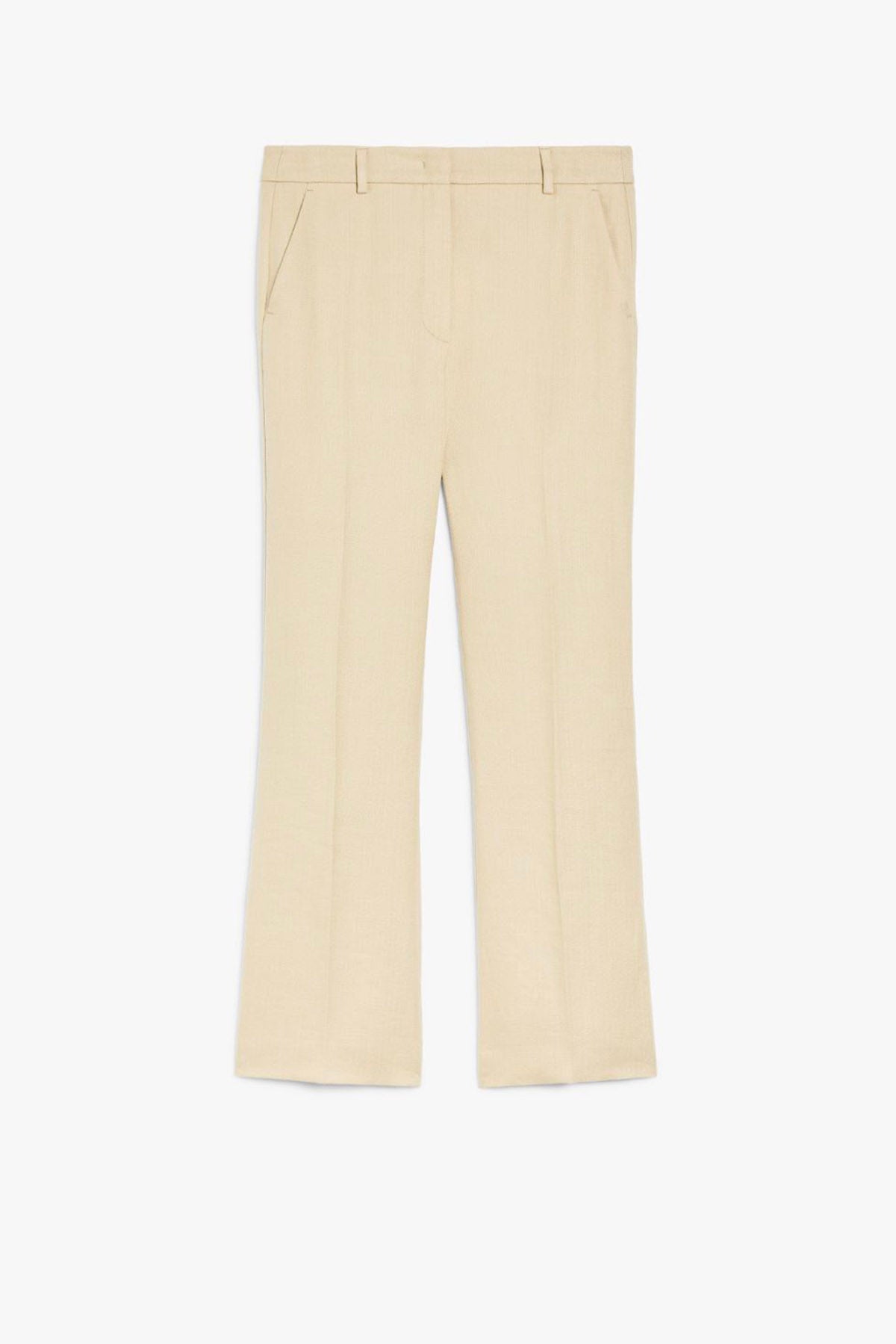 MAXMARA&#39;S BRANDS PANTALONE LUNGO  SABBIA / 34 Pantaloni in cotone e lino donna Weekend Max Mara Agape