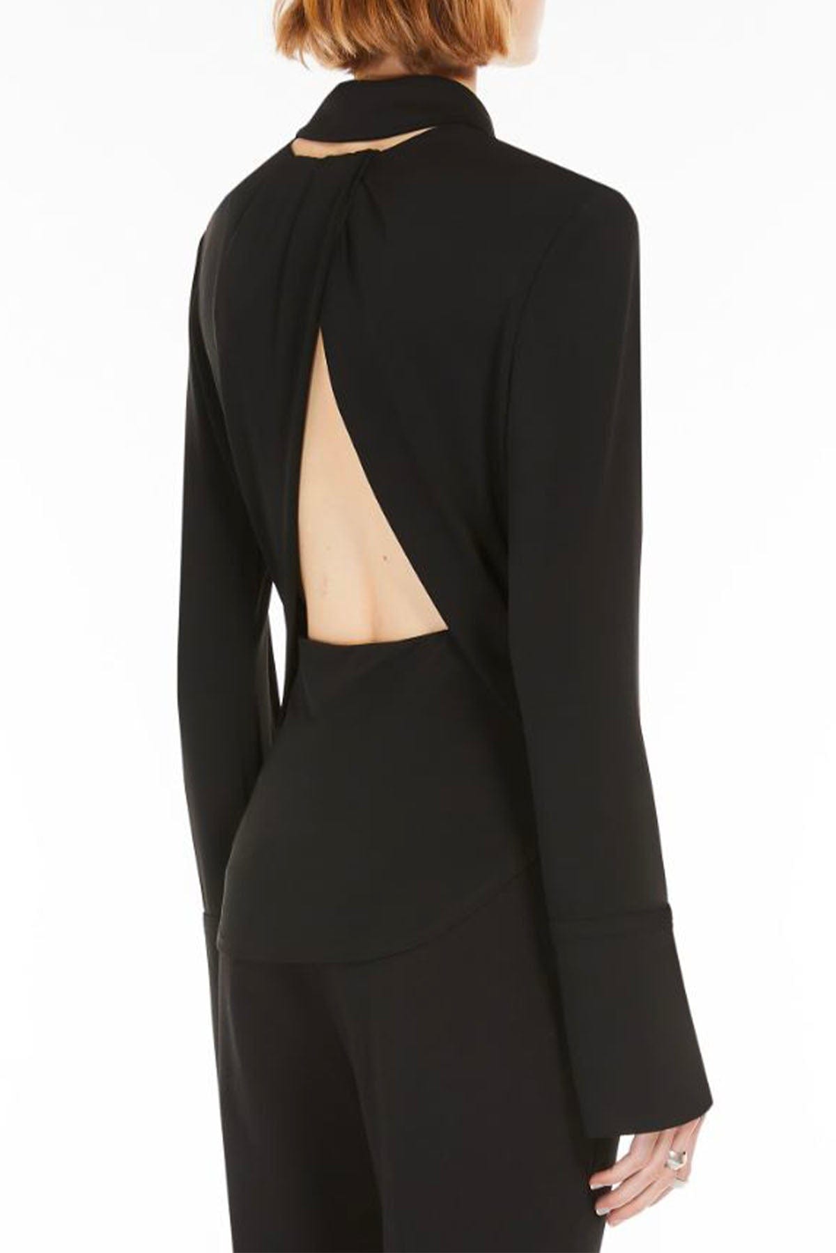 MAXMARA&#39;S BRANDS POLO  Camicia Nera Donna Sportmax Candido