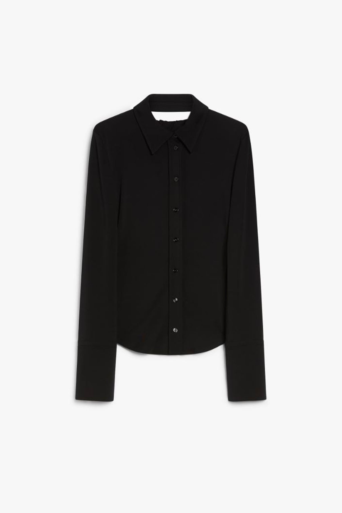 MAXMARA'S BRANDS POLO  NERO / XXS Camicia Nera Donna Sportmax Candido