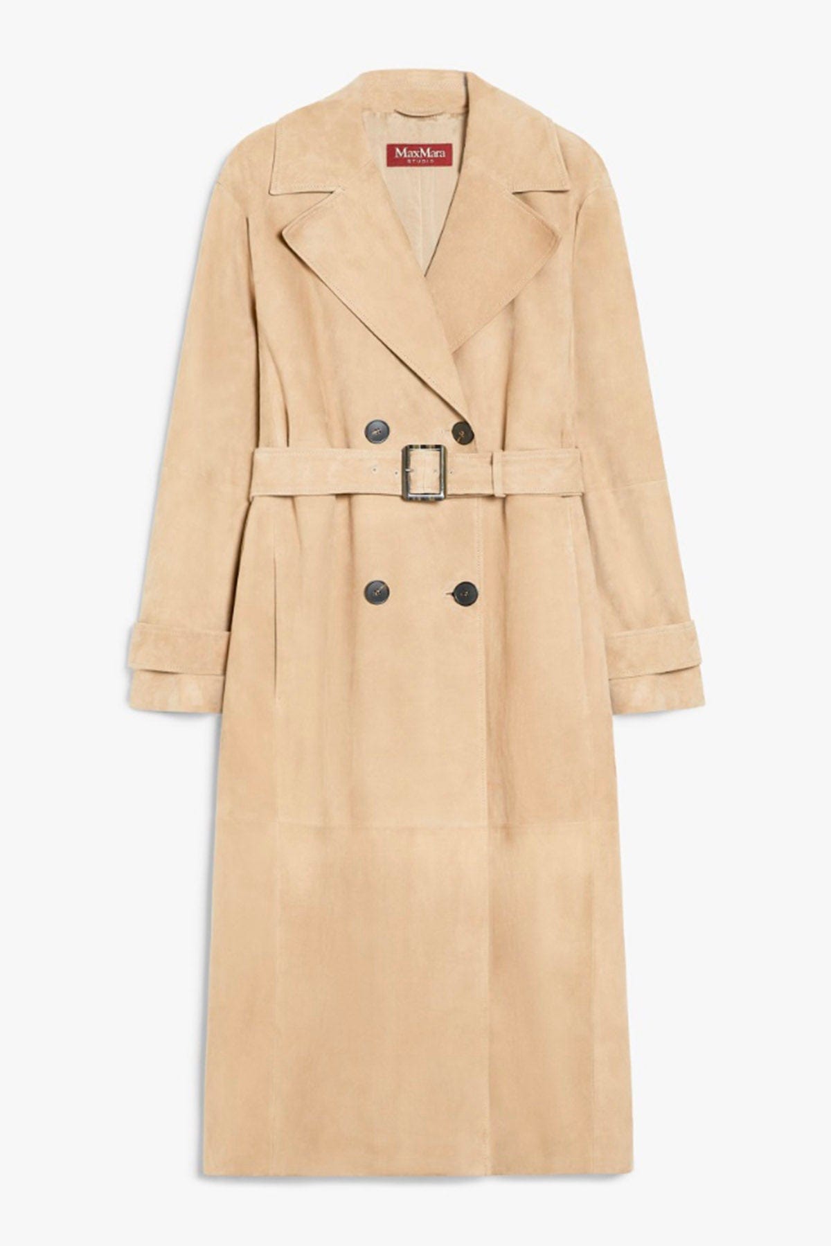 MAXMARA'S BRANDS SOPRABITO IN PELLE SABBIA / 34 Soprabito in Pelle Donna Max Mara Studio Farnese