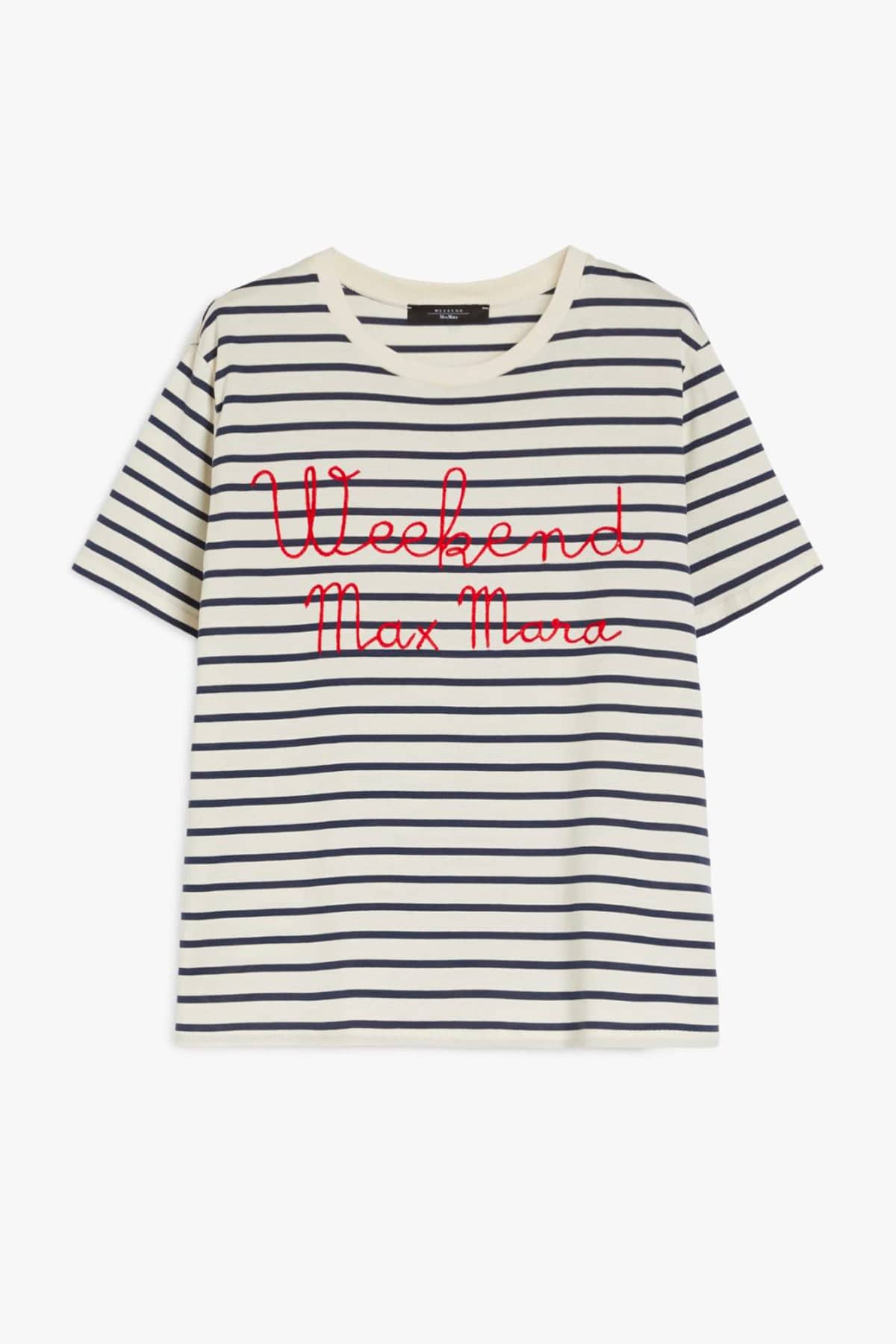MAXMARA&#39;S BRANDS T&#39;SHIRT  RIGATA BLU / XXS T-Shirt in cotone donna Weekend Max Mara Olga