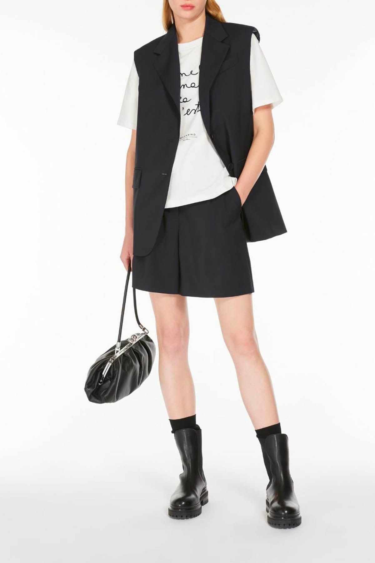 MAXMARA&#39;S BRANDS T&#39;SHIRT  T-Shirt Bianca Donna Weekend Max Mara Barbano