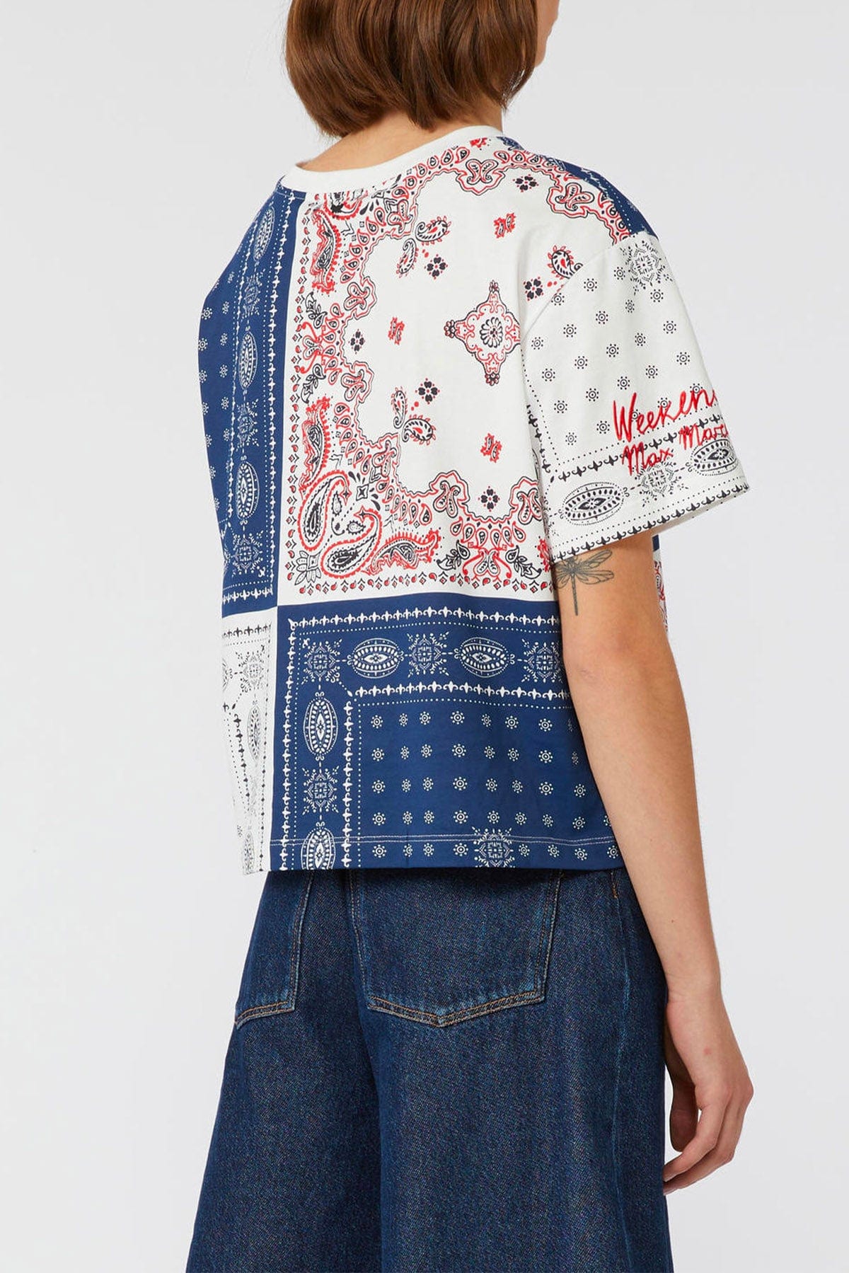 MAXMARA&#39;S BRANDS T&#39;SHIRT  T-Shirt donna in cotone Weekend Max Mara Acline