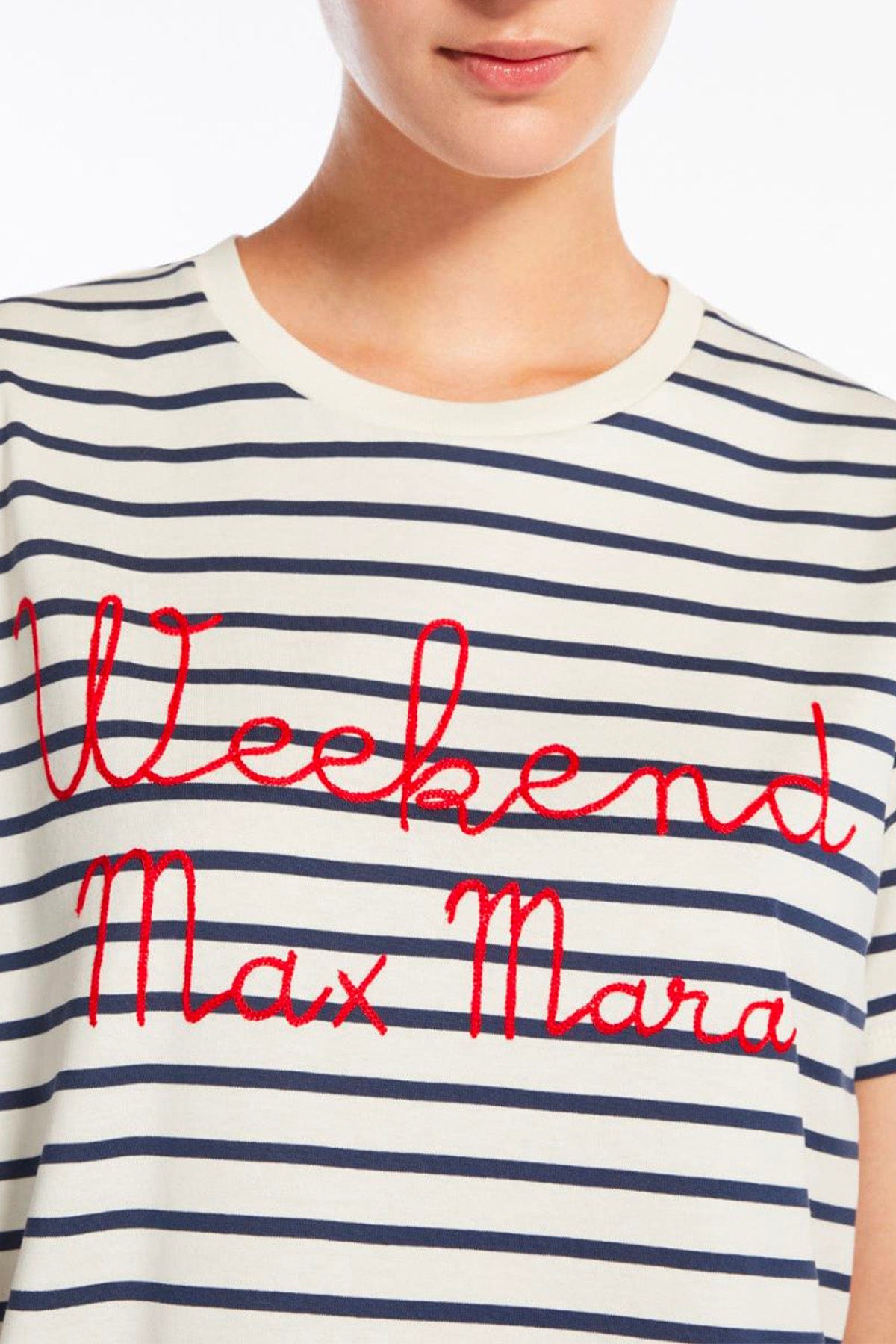 MAXMARA&#39;S BRANDS T&#39;SHIRT  T-Shirt in cotone donna Weekend Max Mara Olga
