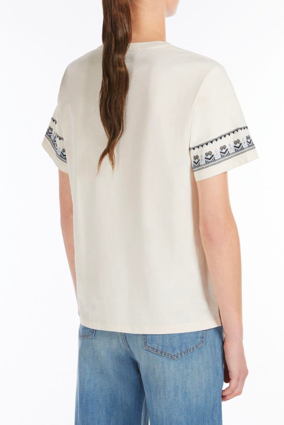 MAXMARA&#39;S BRANDS T&#39;SHIRT  T-Shirt in cotone donna Weekend Max Mara Olga