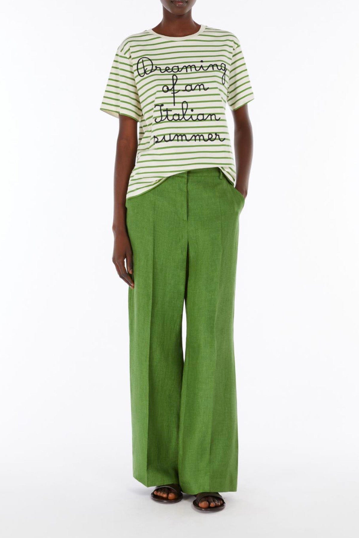 MAXMARA&#39;S BRANDS T&#39;SHIRT  T-Shirt in cotone donna Weekend Max Mara Olga