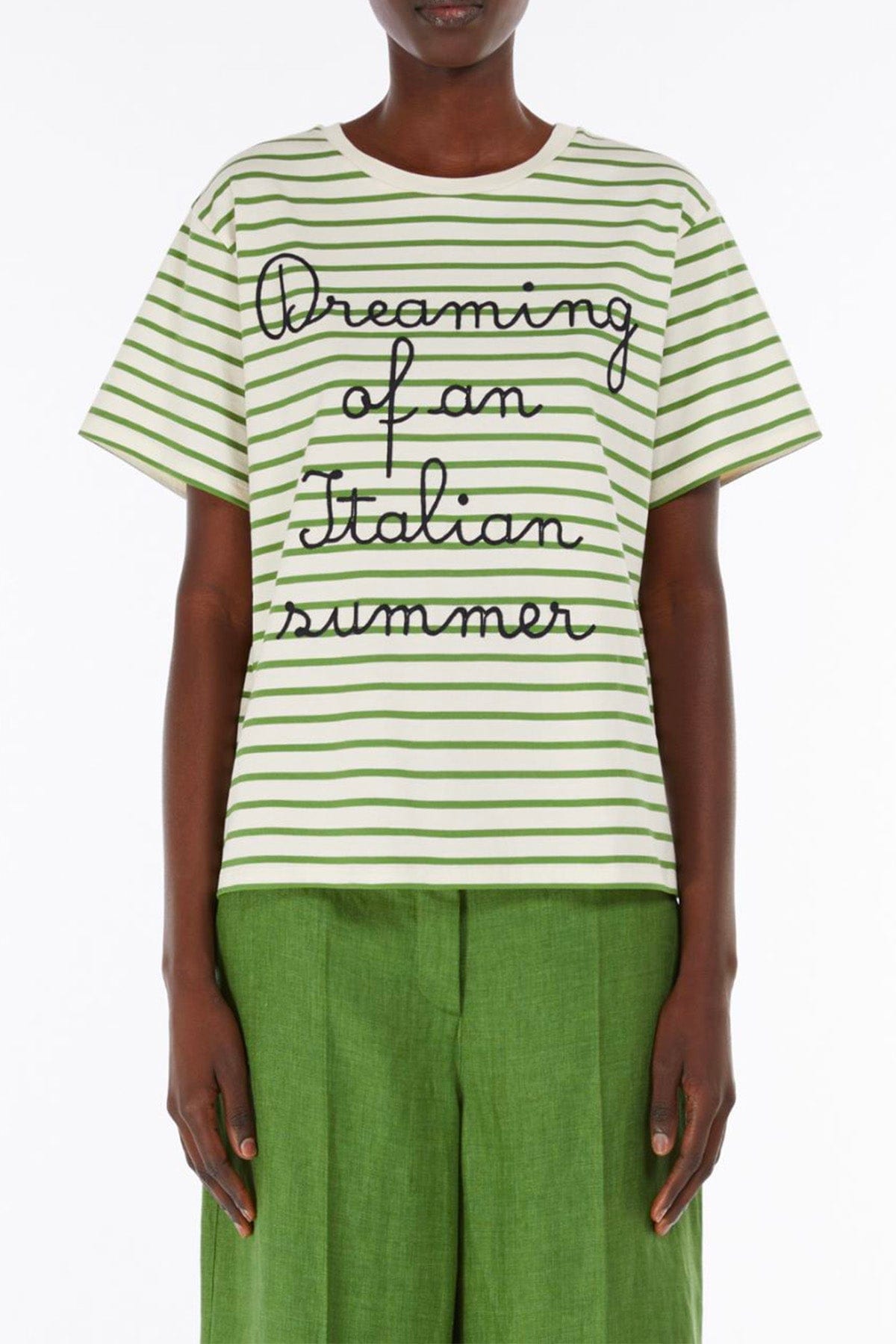 MAXMARA&#39;S BRANDS T&#39;SHIRT  T-Shirt in cotone donna Weekend Max Mara Olga