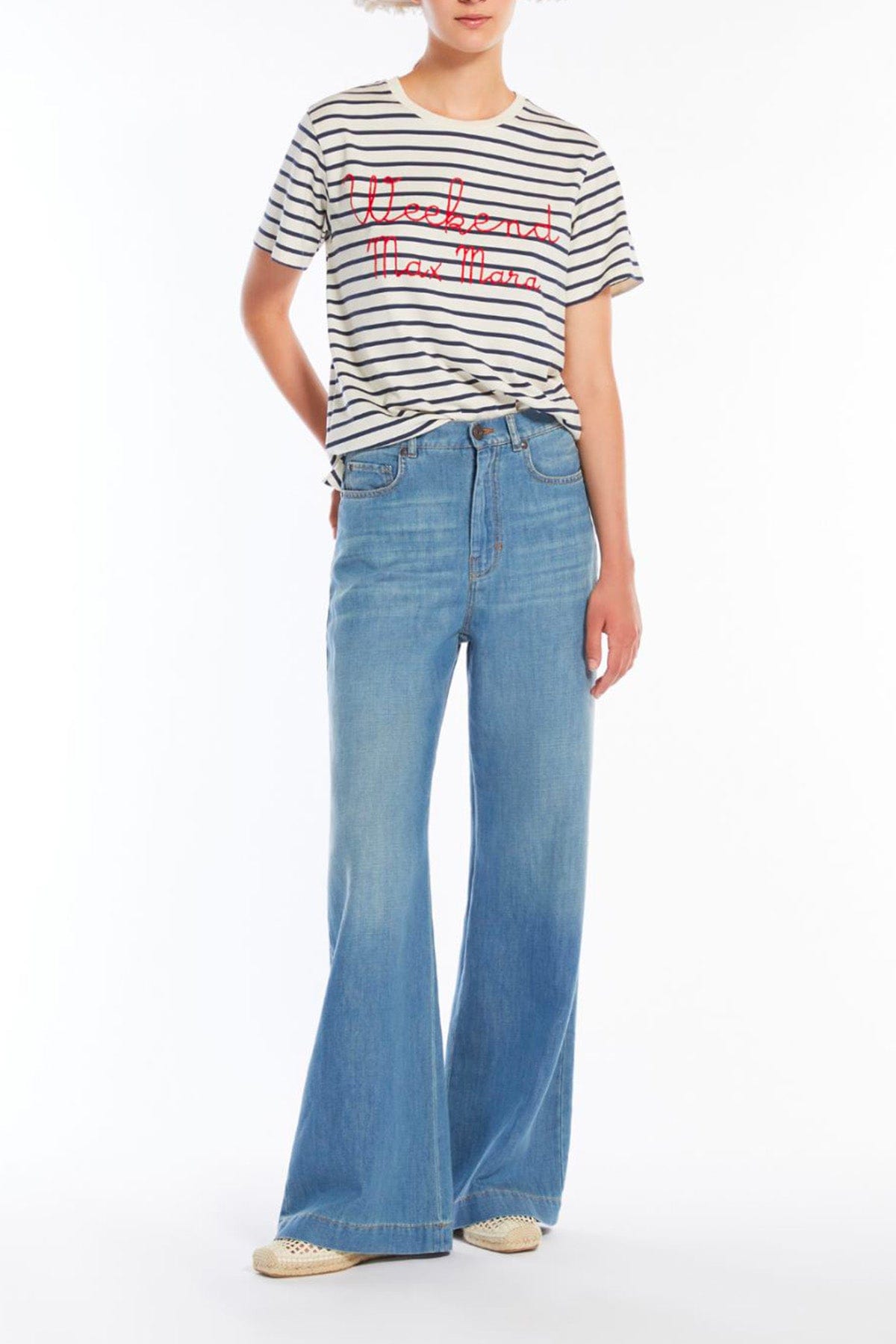 MAXMARA&#39;S BRANDS T&#39;SHIRT  T-Shirt in cotone donna Weekend Max Mara Olga