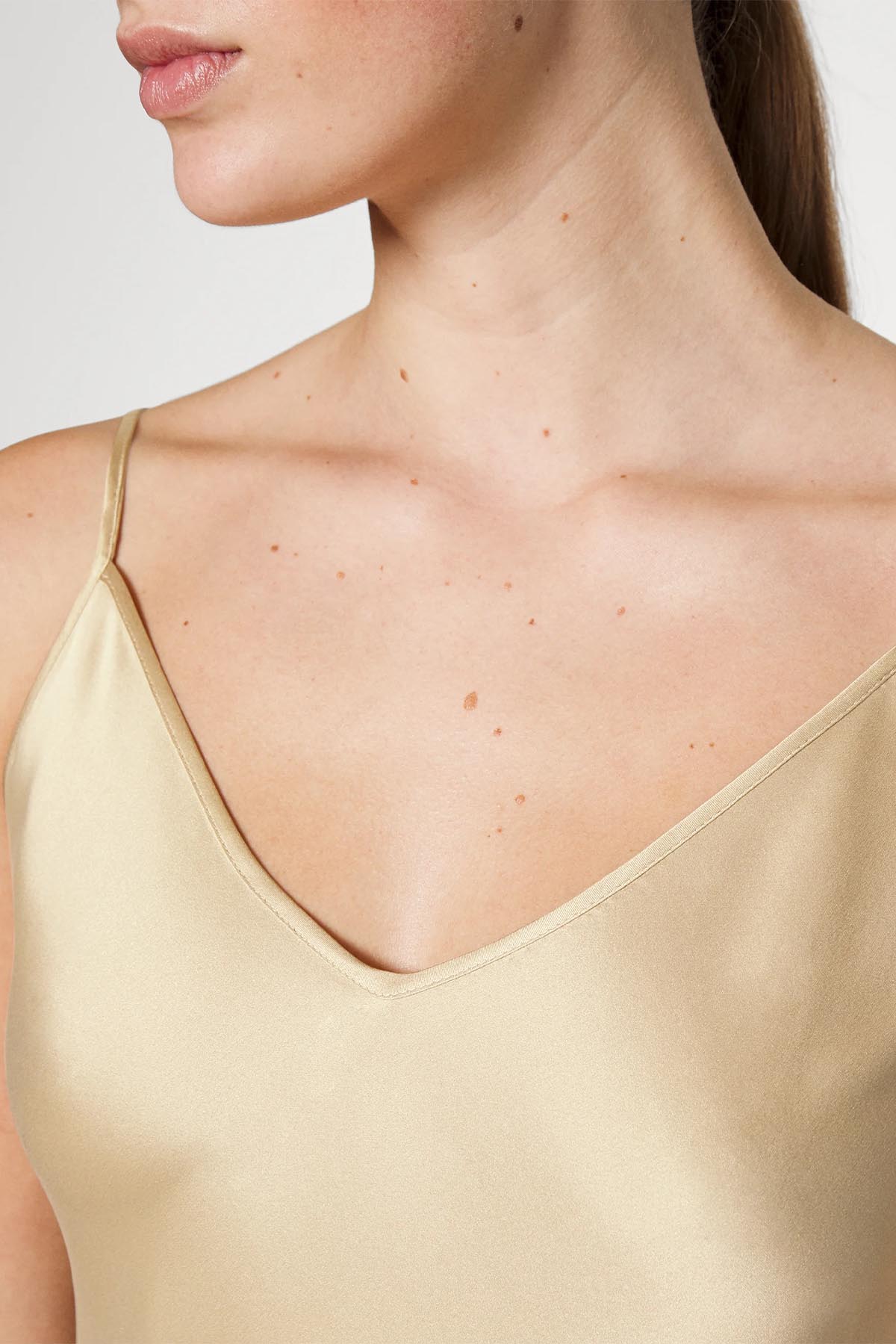 MAXMARA&#39;S BRANDS TOP-CANOTTIERA IN TES.  Top in Seta Leisure Max Mara Lucca