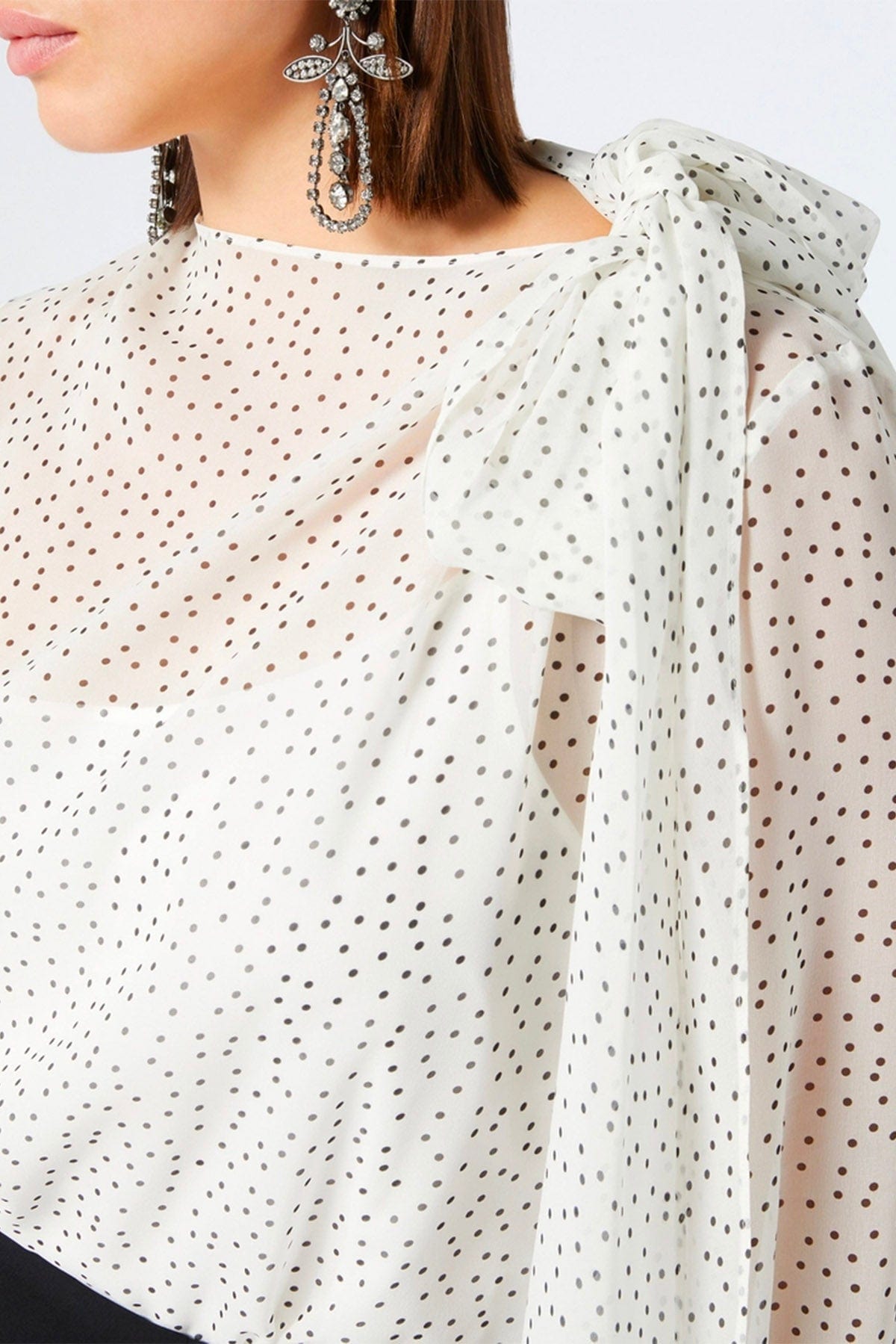 MAXMARA&#39;S BRANDS TUTA / BLUSA Camicia a pois donna Marina Rinaldi Kefalos