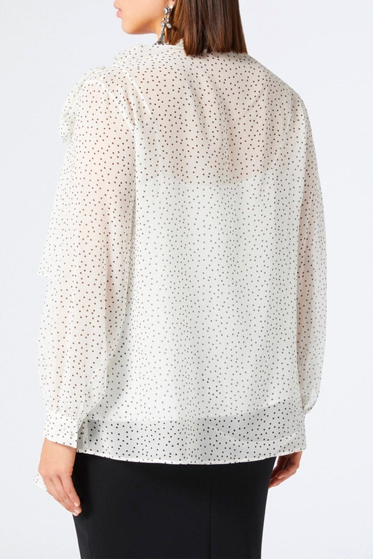 MAXMARA&#39;S BRANDS TUTA / BLUSA Camicia a pois donna Marina Rinaldi Kefalos