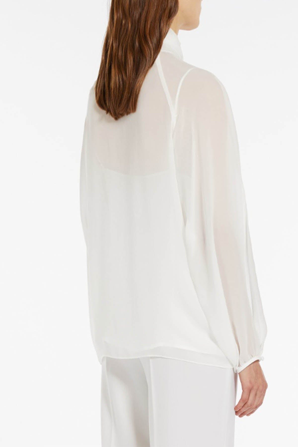 MAXMARA&#39;S BRANDS TUTA / BLUSA Camicia in Seta Donna Max Mara Studio Fascino