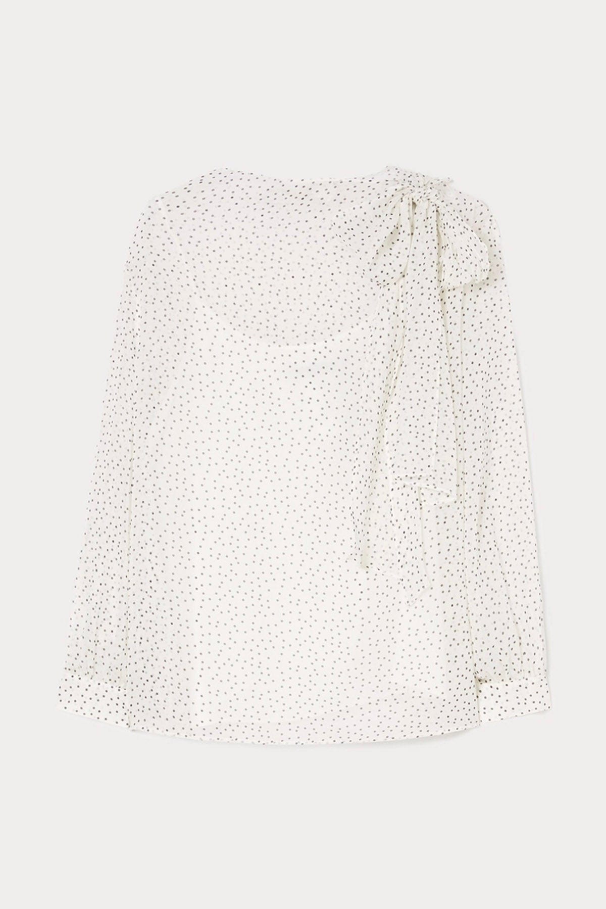 MAXMARA&#39;S BRANDS TUTA / BLUSA POIS FONDO BIANCO / 11 Camicia a pois donna Marina Rinaldi Kefalos
