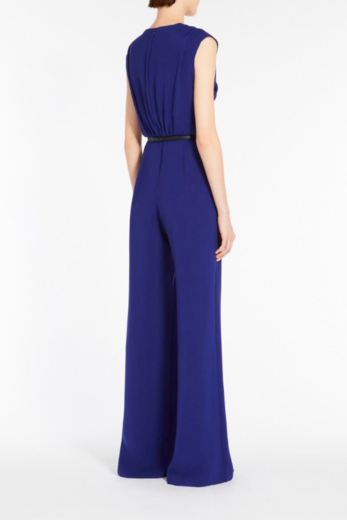MAXMARA&#39;S BRANDS TUTA SALOPETTE  TUTA Elegante donna blu Max Mara Filante