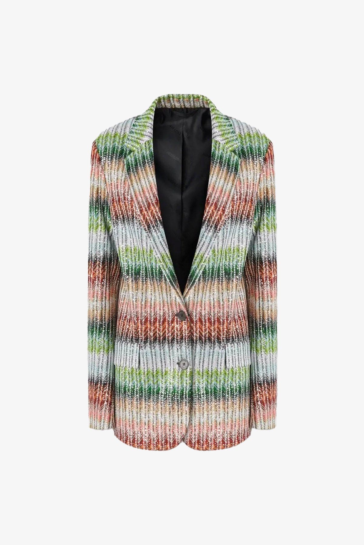 MISSONI GIACCA  VERDE / ROSA / 36 Giacca Caperdoni Missoni DS25SF02